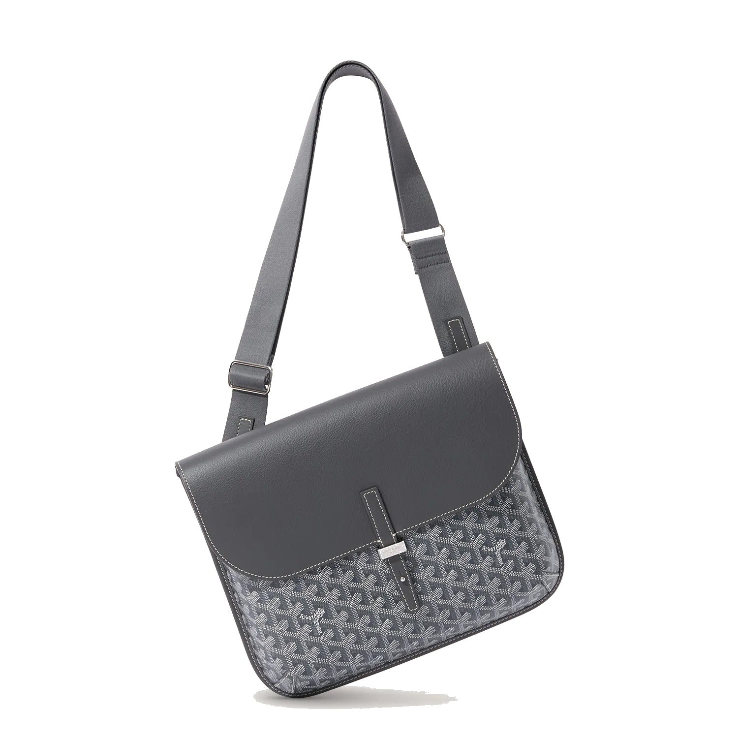 Sporty Messenger Crossbody - Medium - Grey - 22