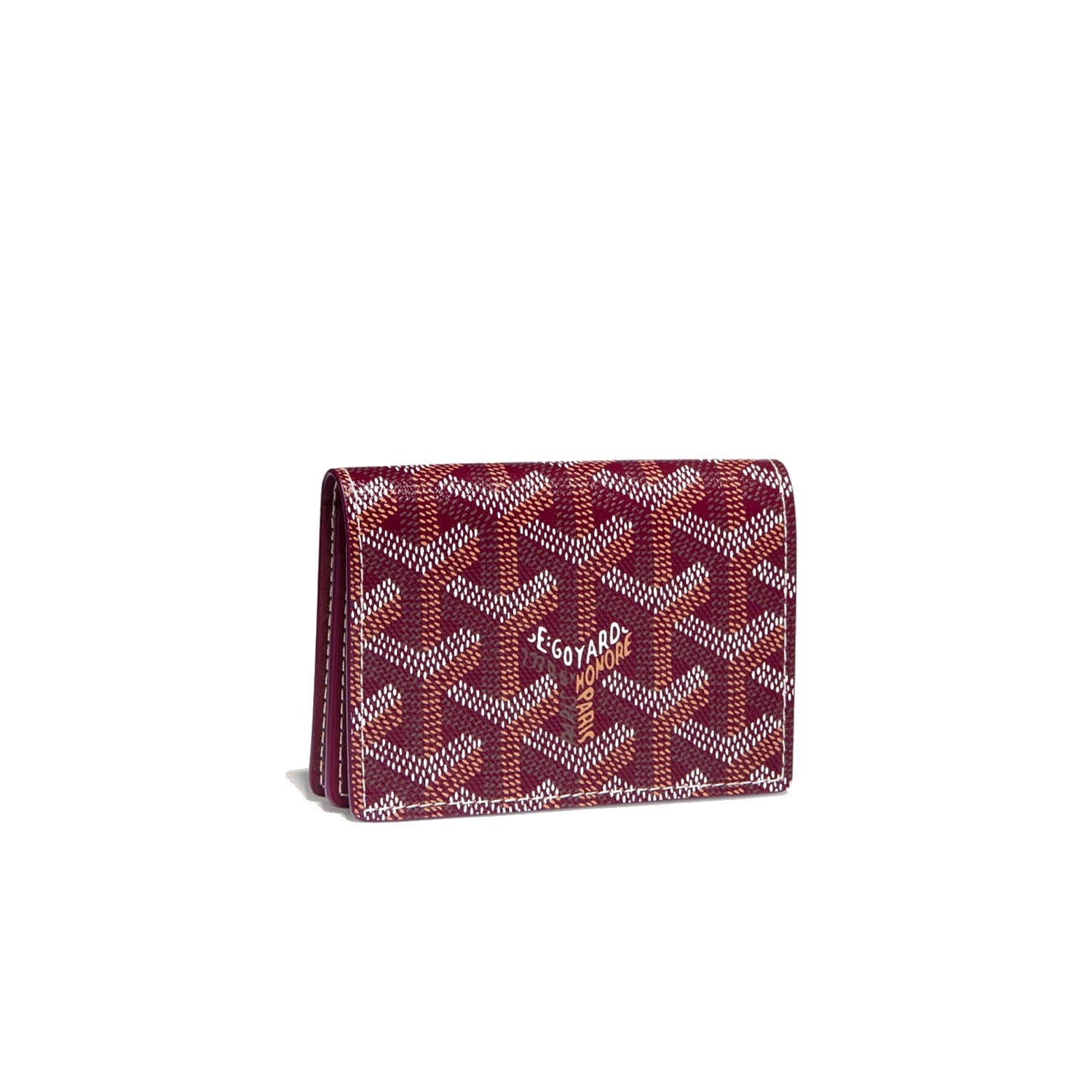 Zip-Around Card Wallet - Burgundy