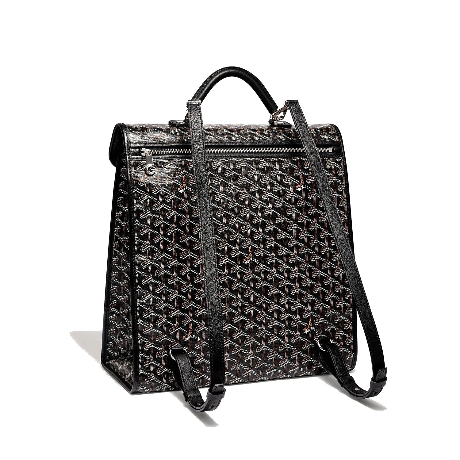 Travel Canvas Backpack - Black - 3