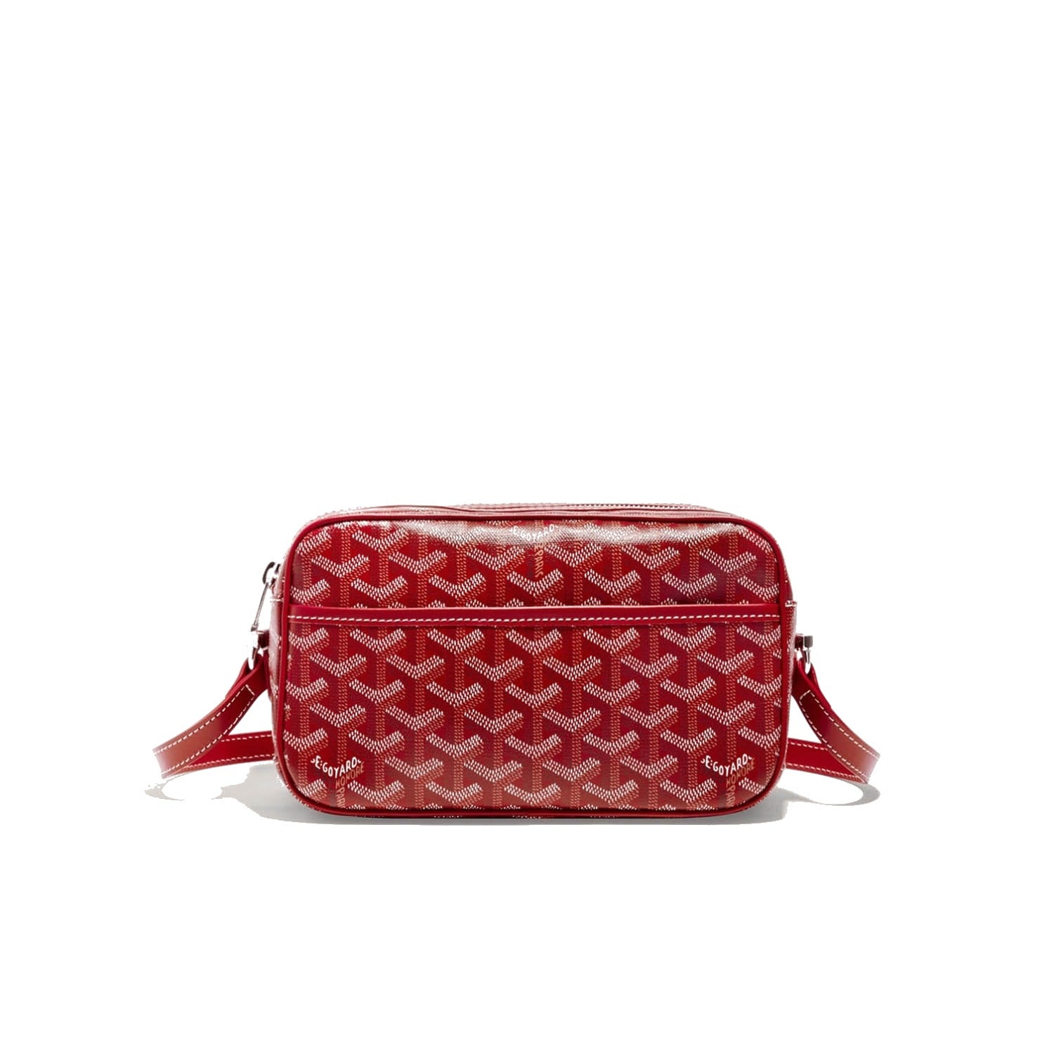 Compact Crossbody Flap Bag - Red - 10