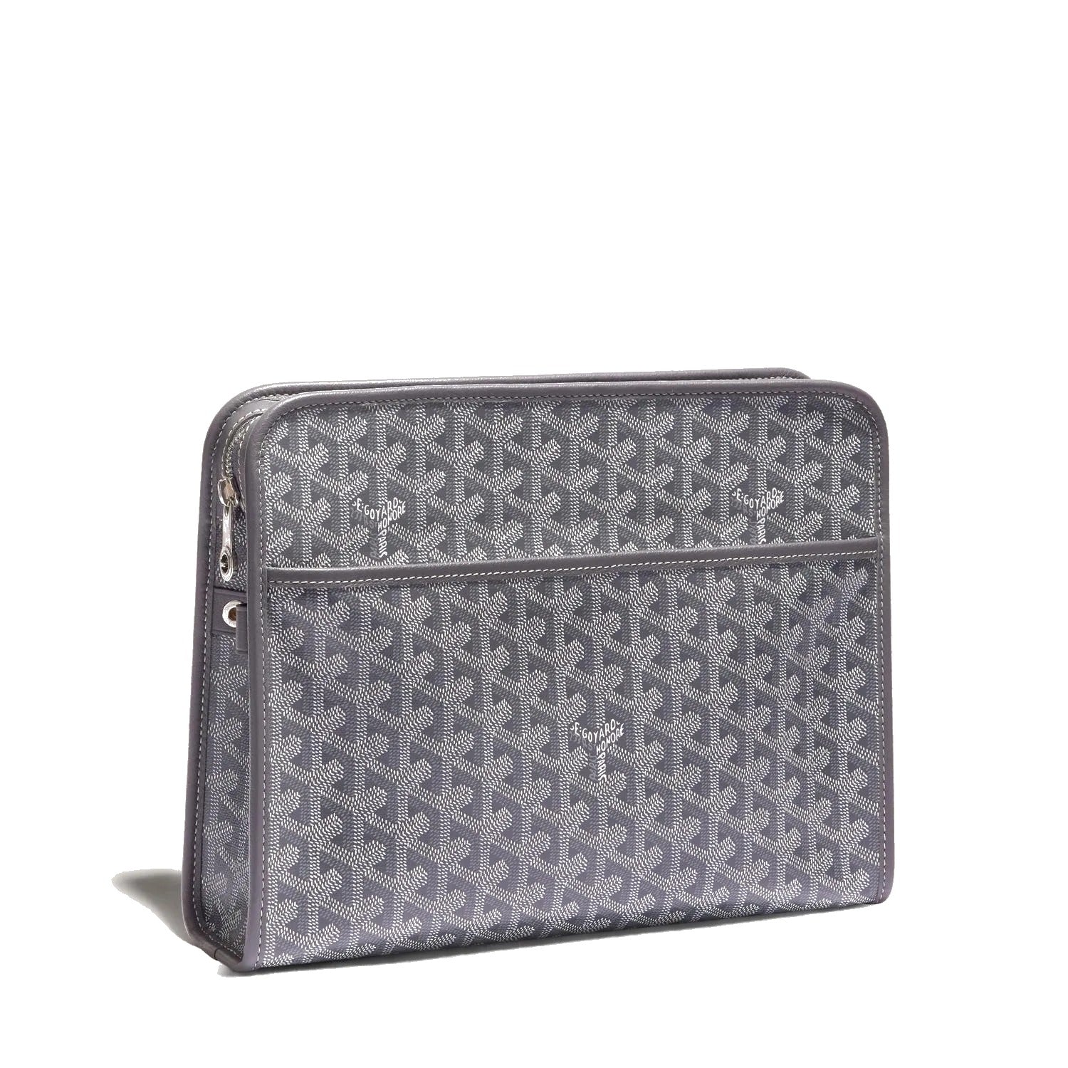 Canvas Toiletry Bag - Large - Grey