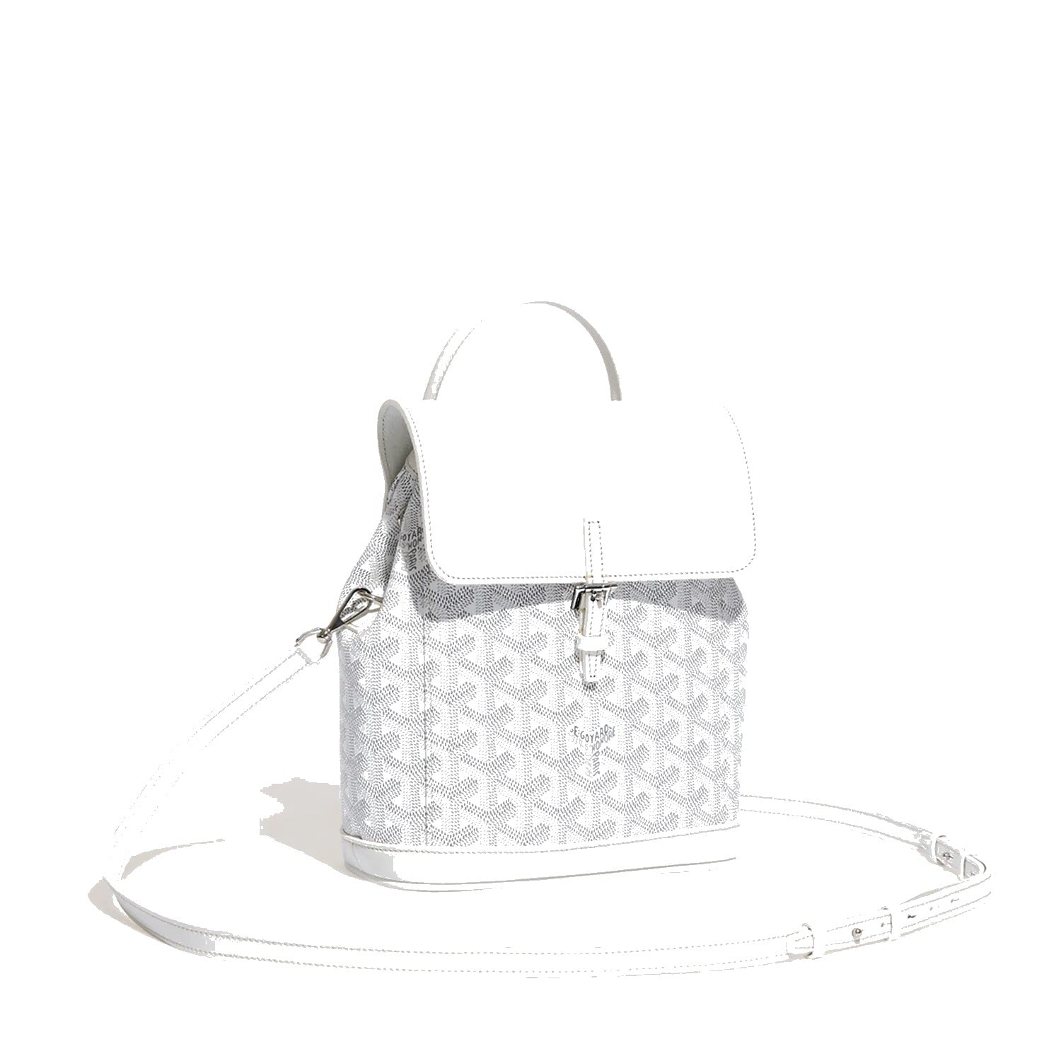 Mini Canvas Backpack - White - 49