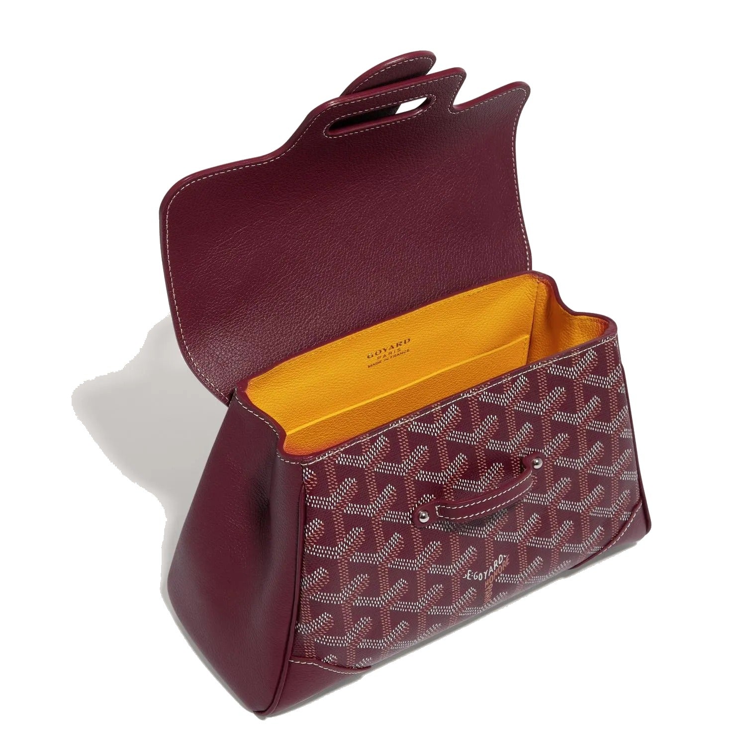 Soft Leather Mini Crossbody Bag - Burgundy - 45