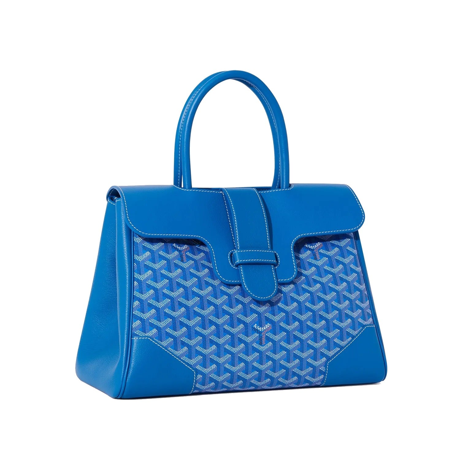 Structured Convertible Tote Bag - Sky Blue
