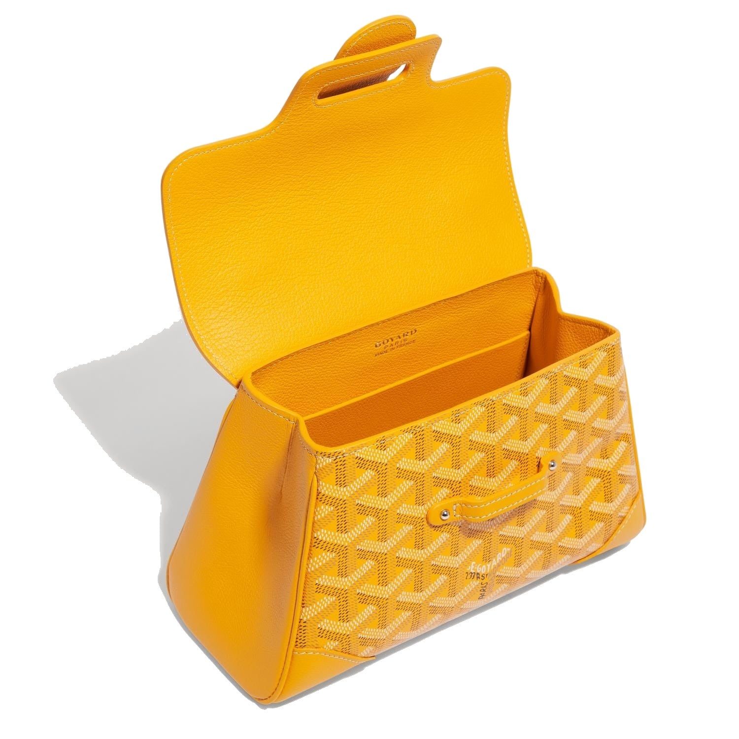 Soft Leather Mini Crossbody Bag - Yellow - 25