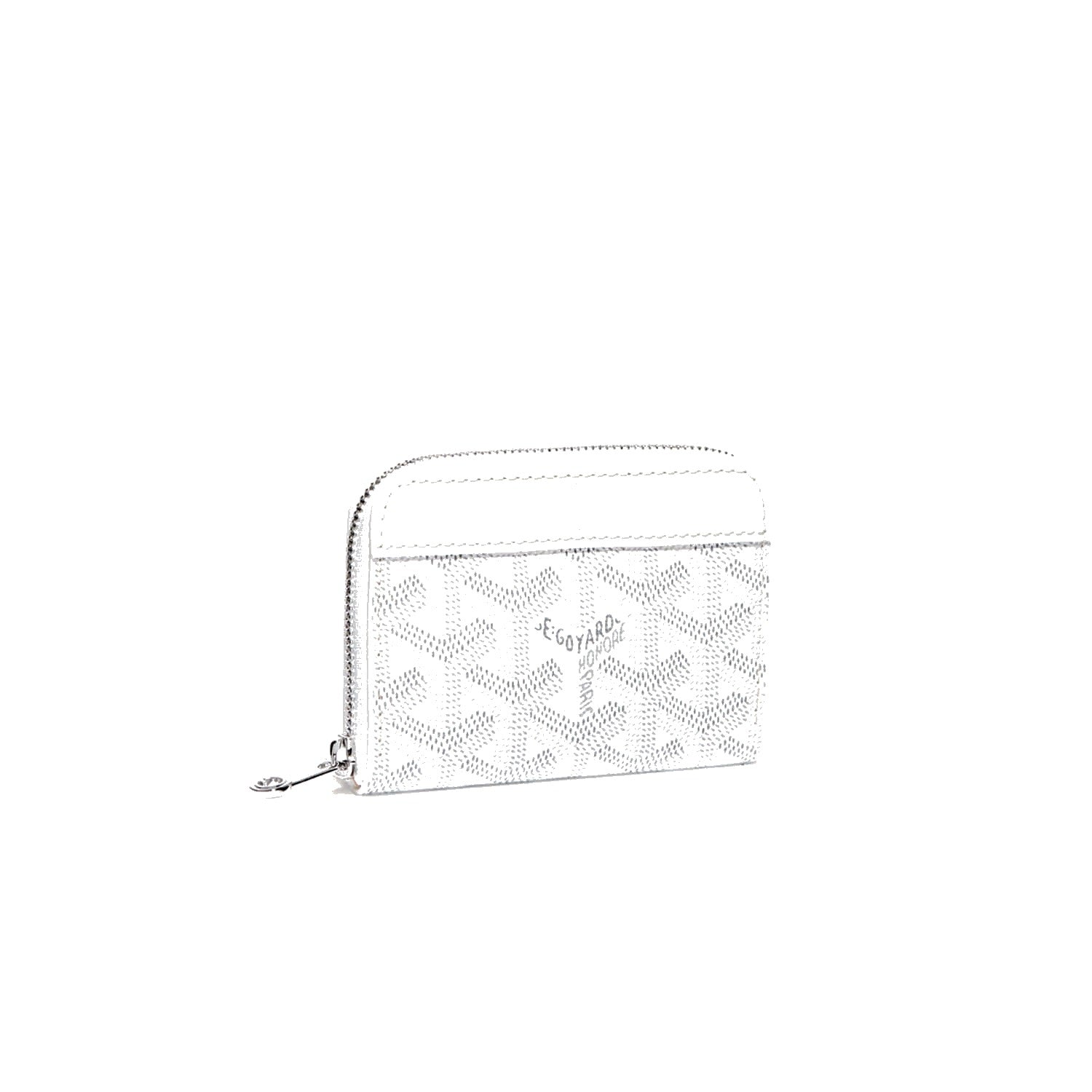 Compact Snap Coin Purse - White