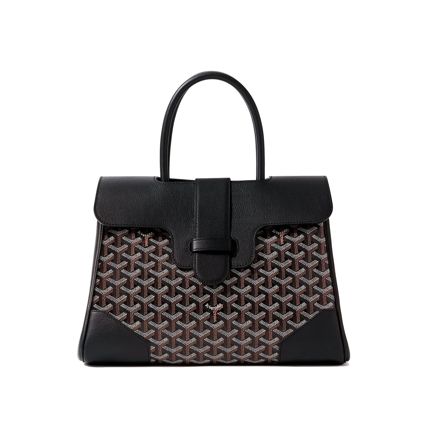 Structured Convertible Tote Bag - Black - 2