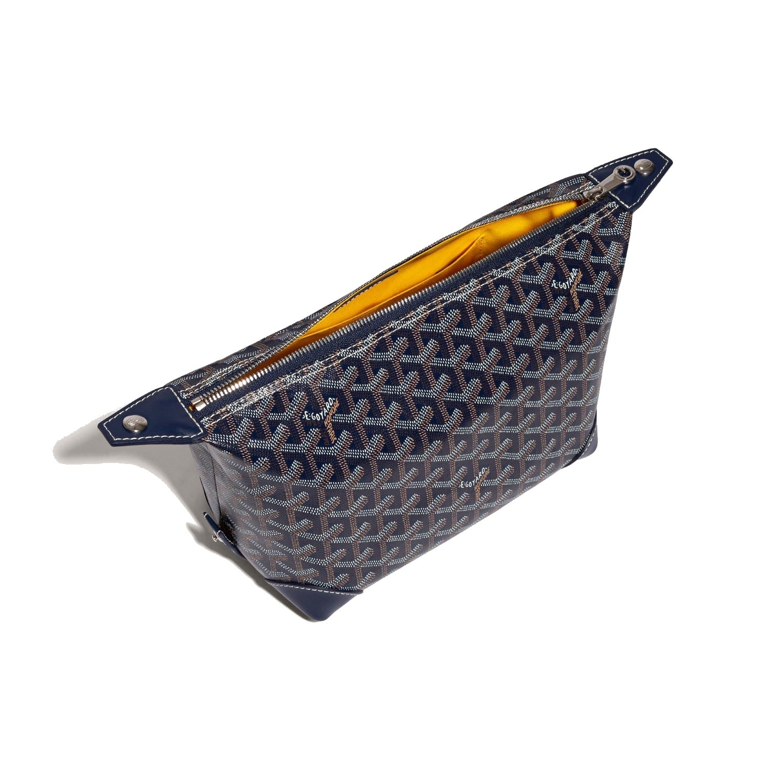 Canvas Bowling Toiletry Bag - Navy Blue - 31