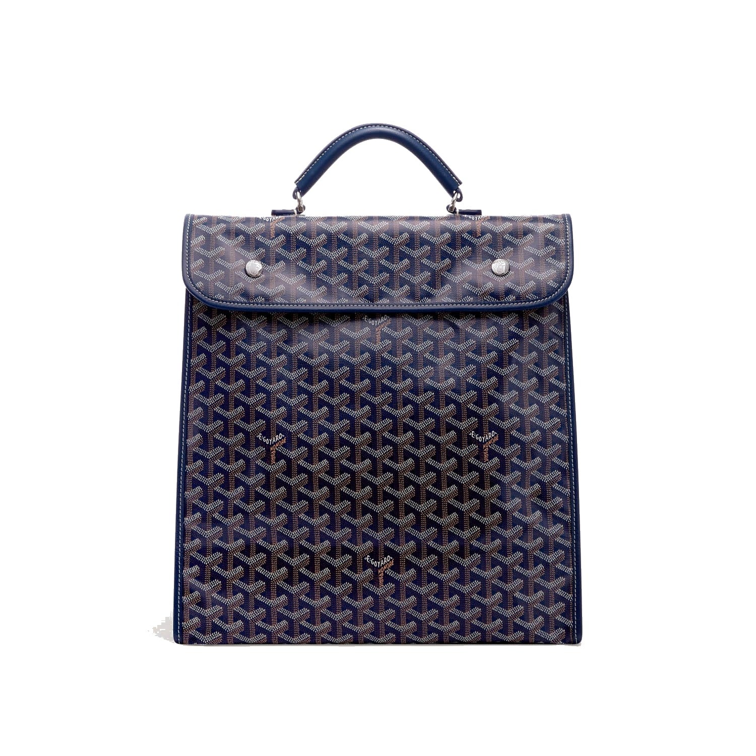Travel Canvas Backpack - Navy Blue - 37