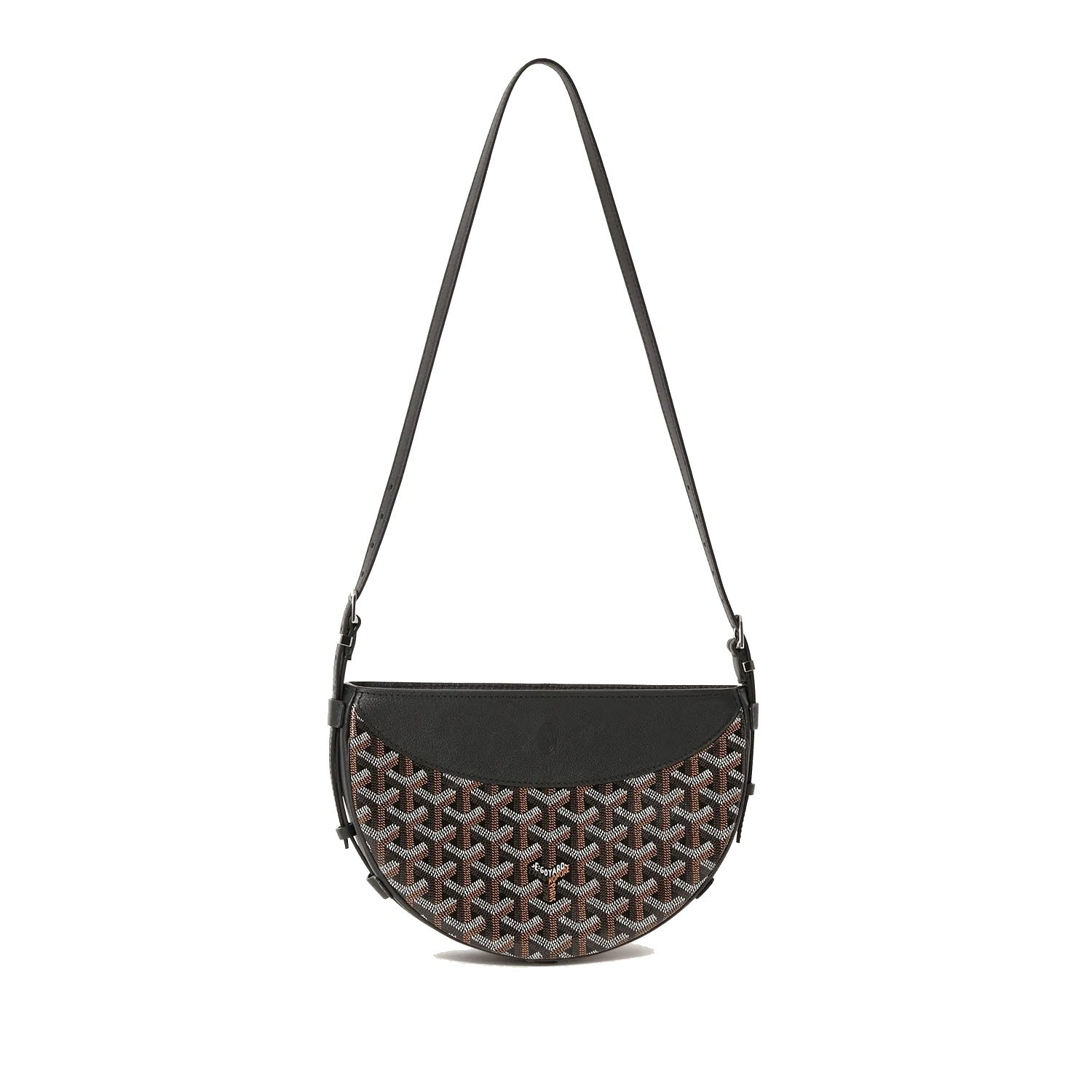 Crescent Shoulder Bag - Black - 2
