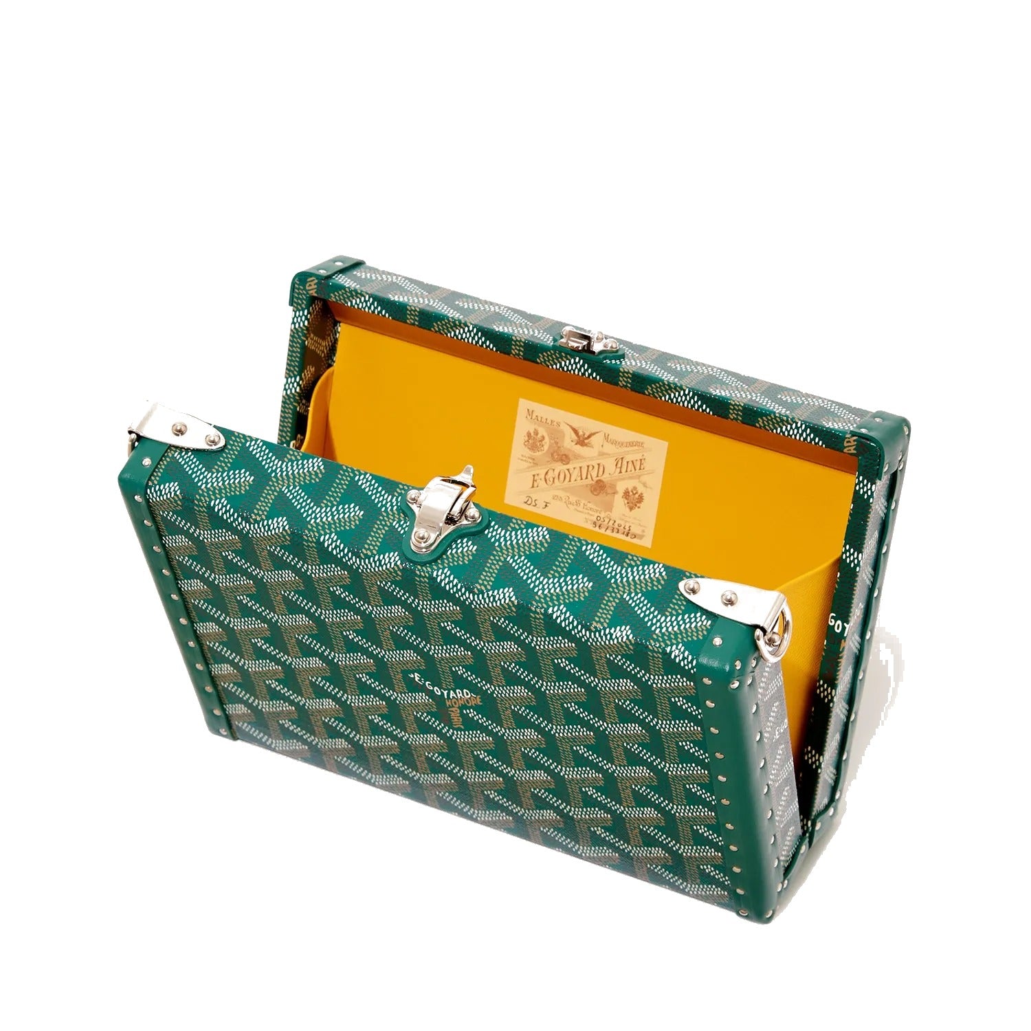 Trunk Crossbody Box Bag - Green - 24