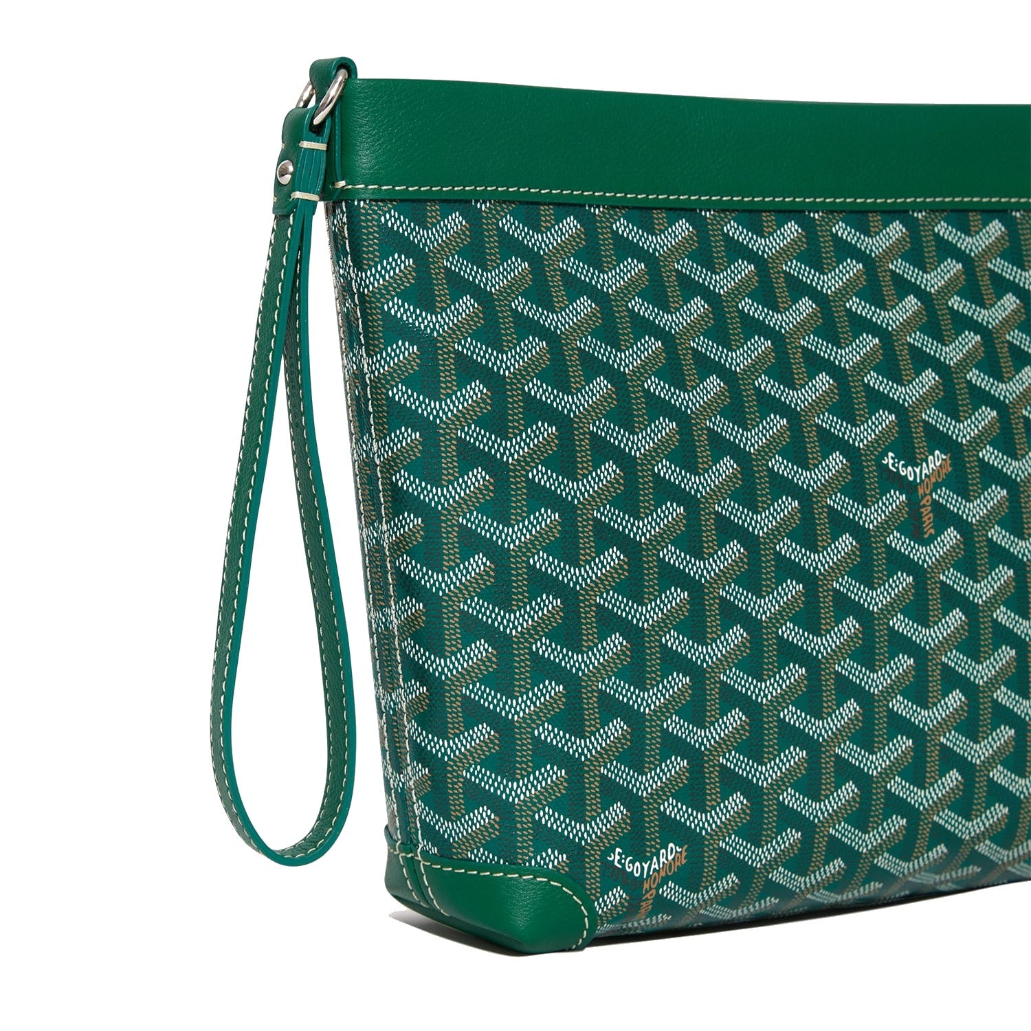 Compact Leather Everyday Pouch - Green - 23