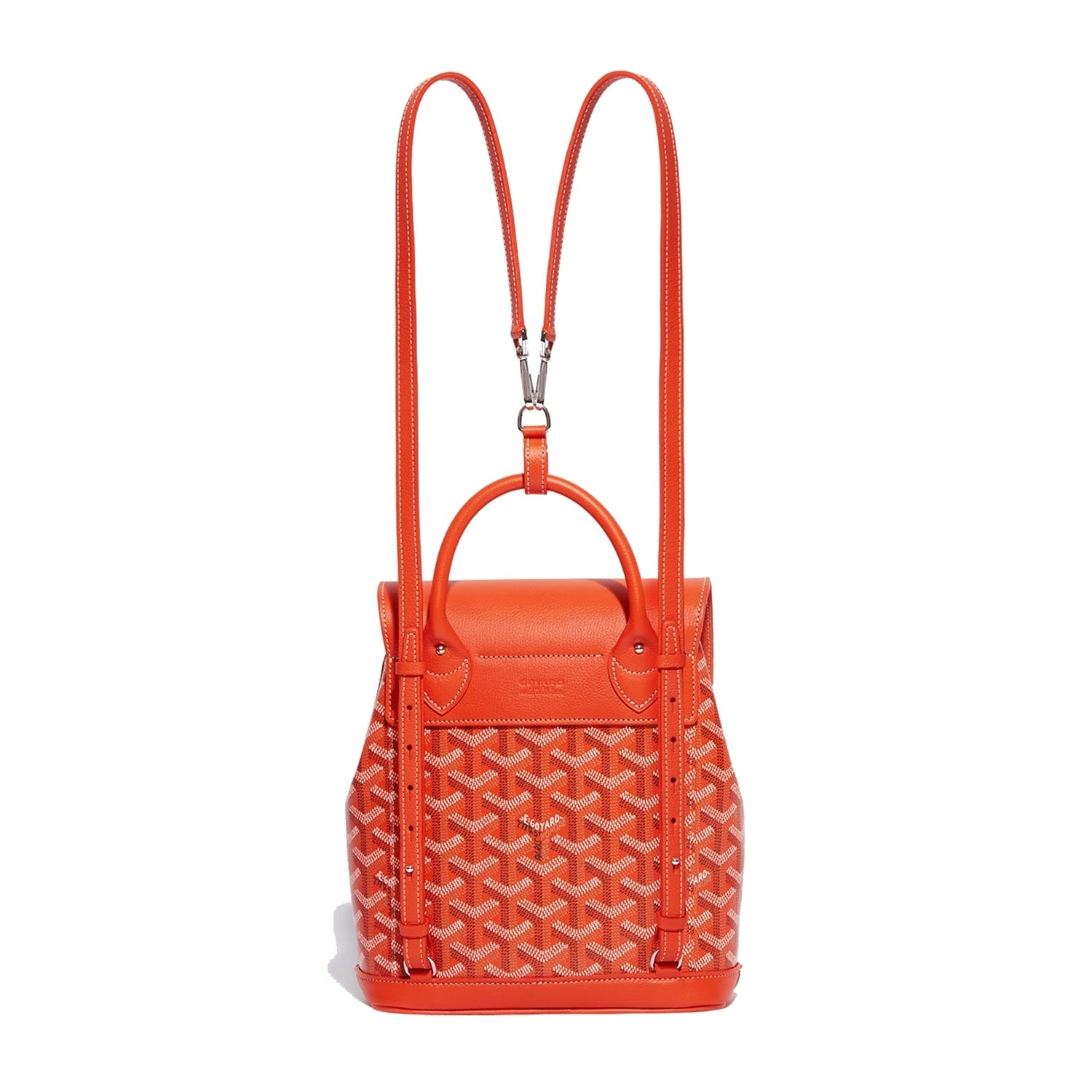 Mini Canvas Backpack - Orange - 18