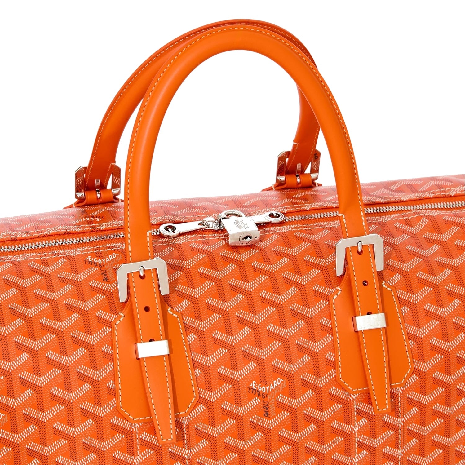 Canvas Travel Duffel - 45cm - Orange - 15
