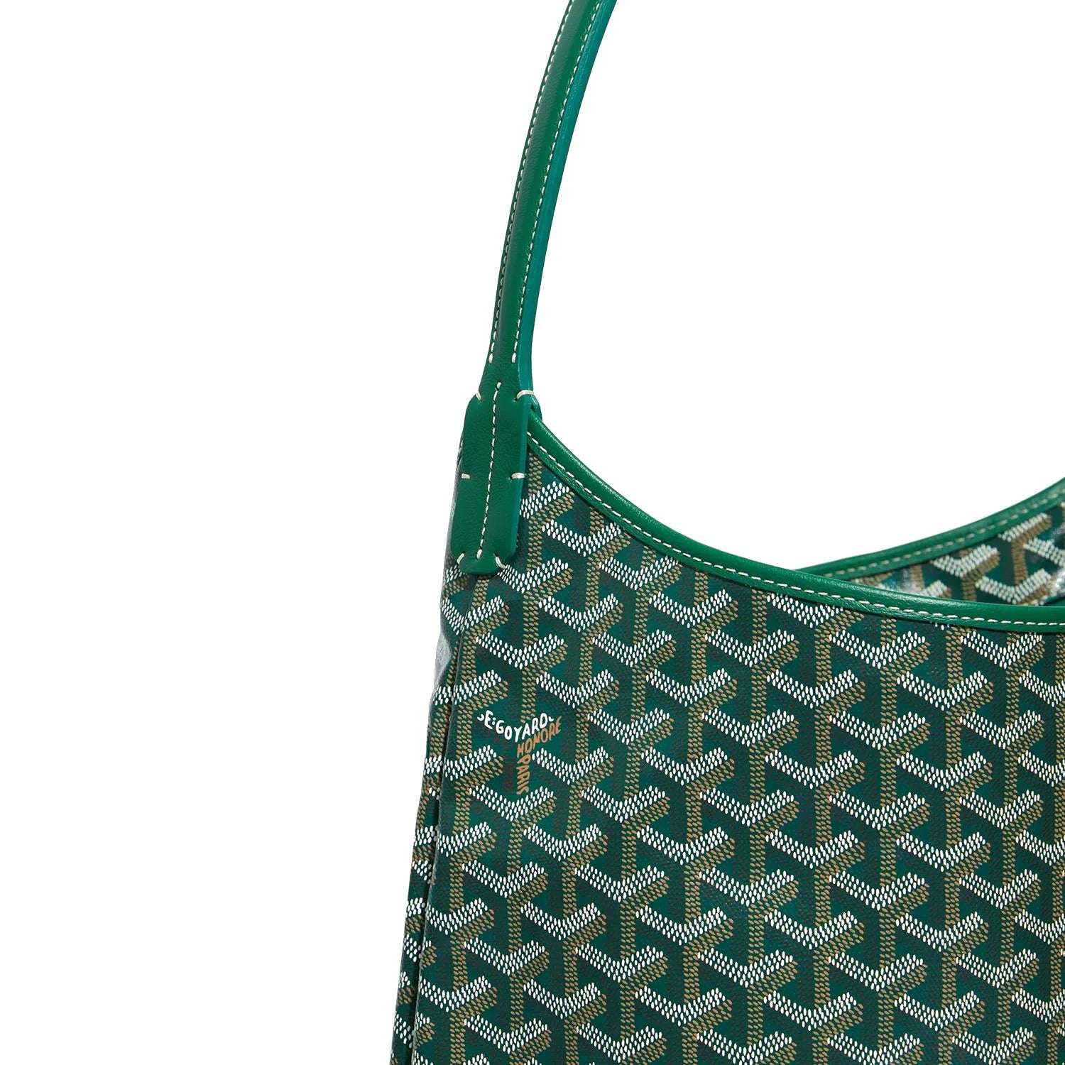 Slouchy Hobo Shoulder Bag - Green - 34