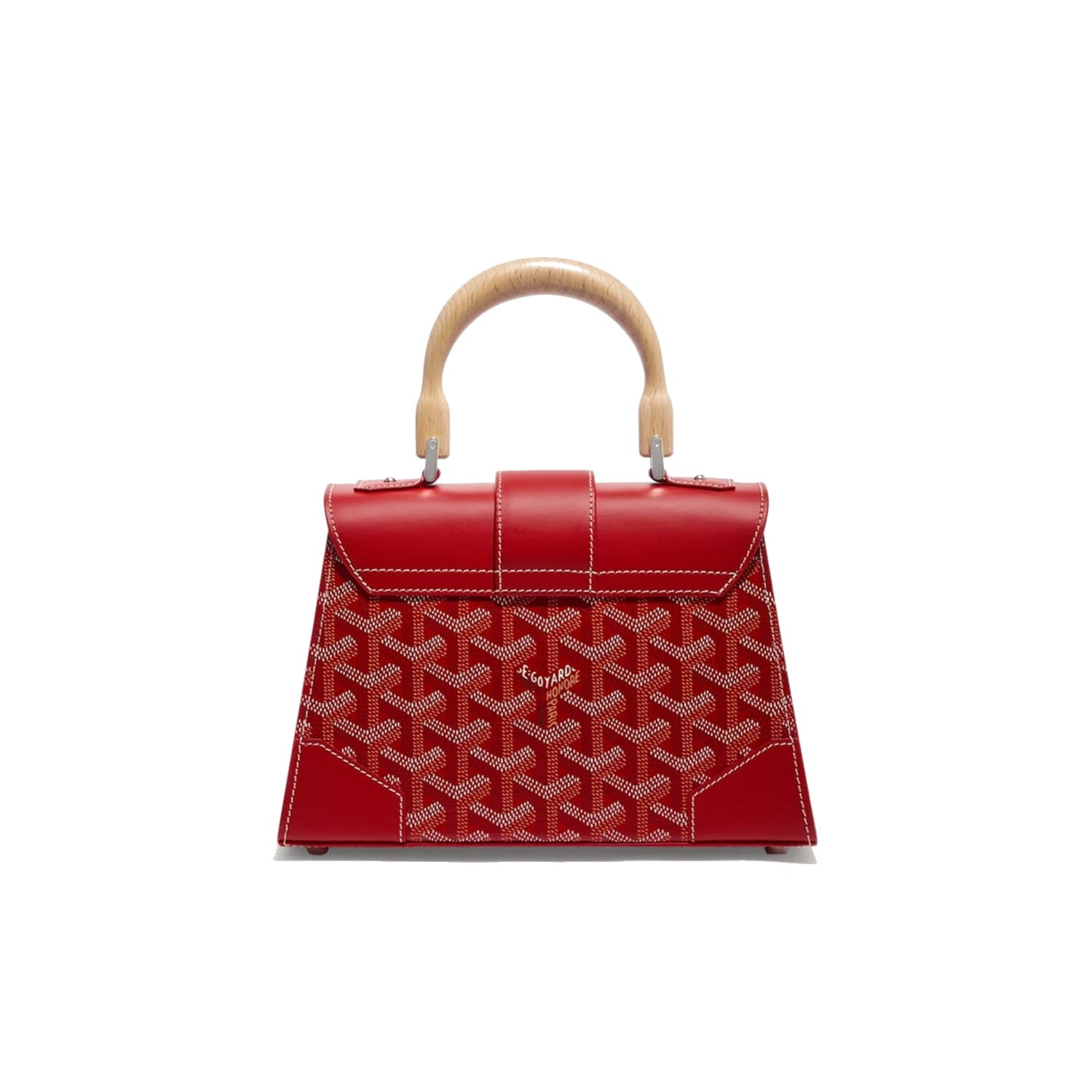 Structured Mini Top-Handle Bag - Red - 13