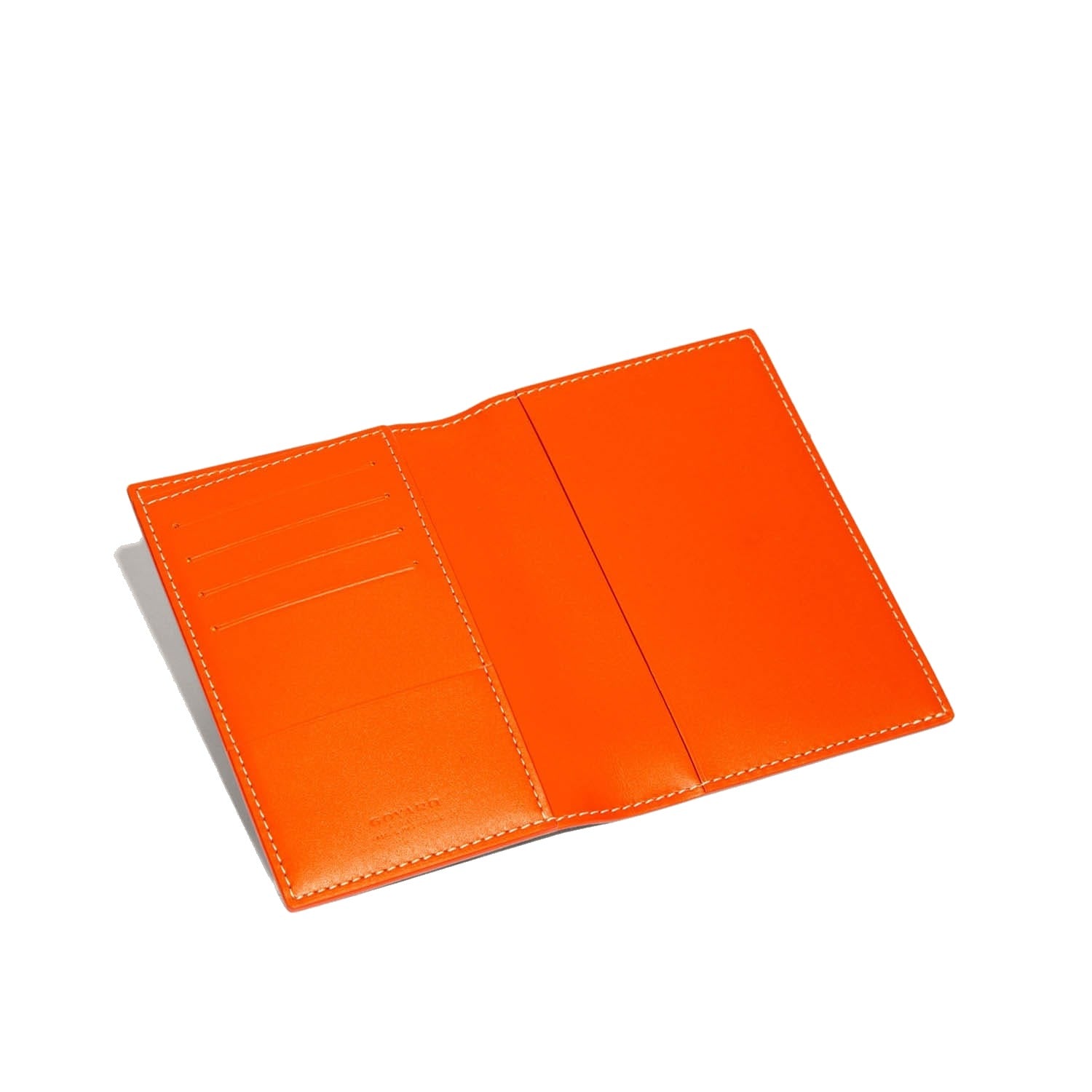 Canvas Passport Cover - Orange - 11