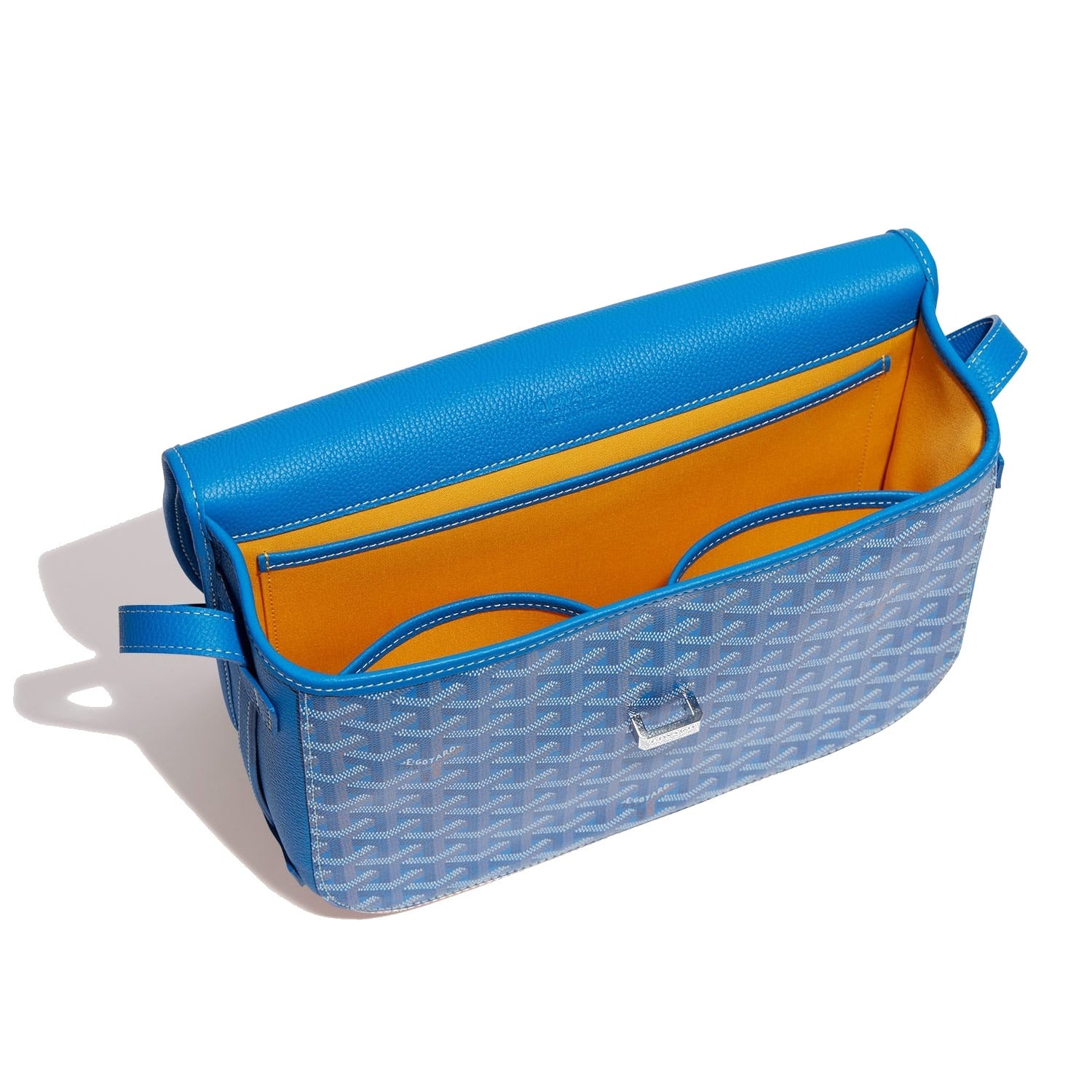 Canvas Crossbody Messenger - Medium - Sky Blue - 34