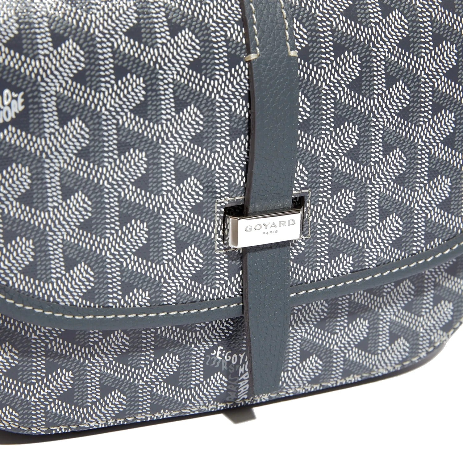Canvas Crossbody Messenger - Small - Grey - 55