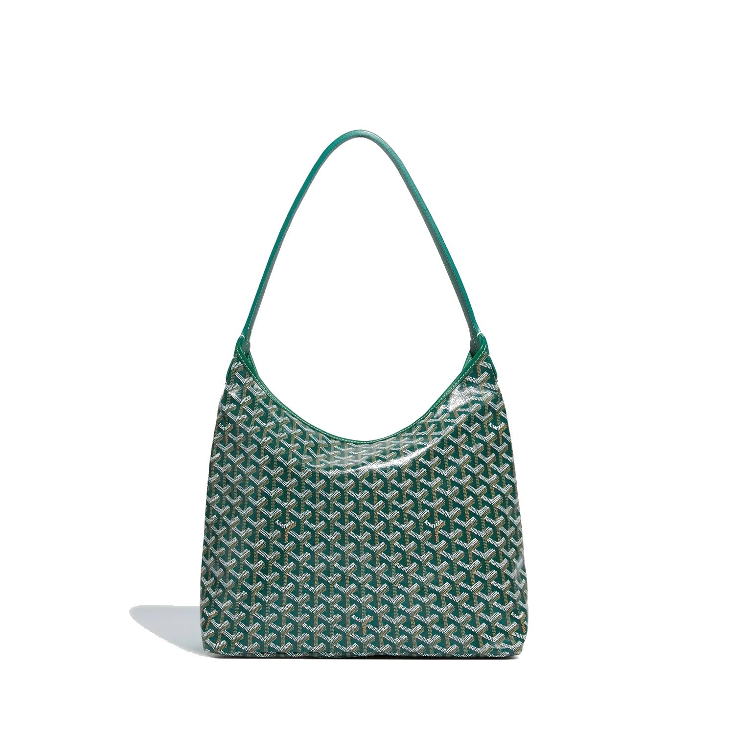 Slouchy Hobo Shoulder Bag - Green - 32