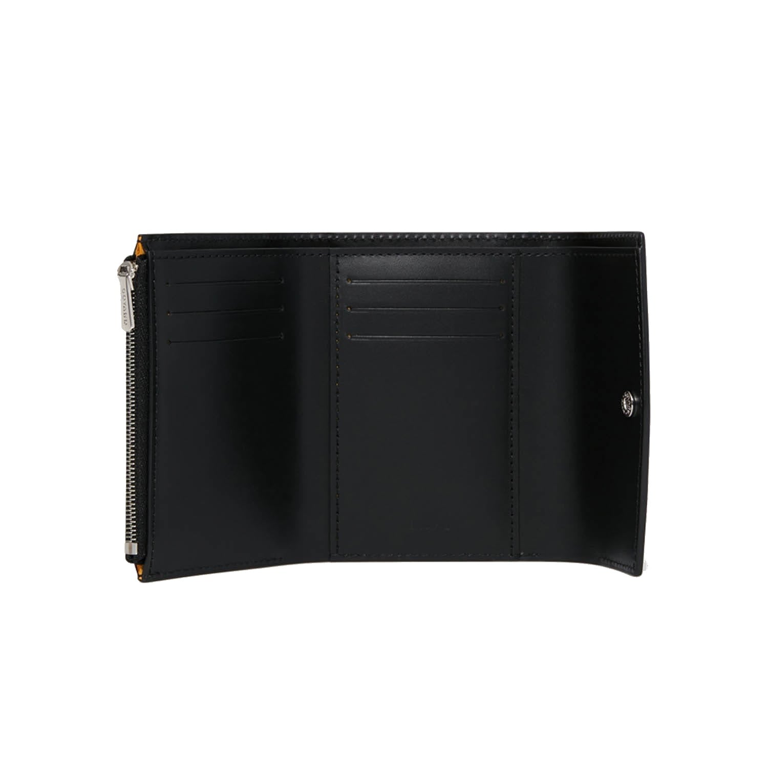 Compact Bi-Fold Wallet with Coin Pocket - Black - 3