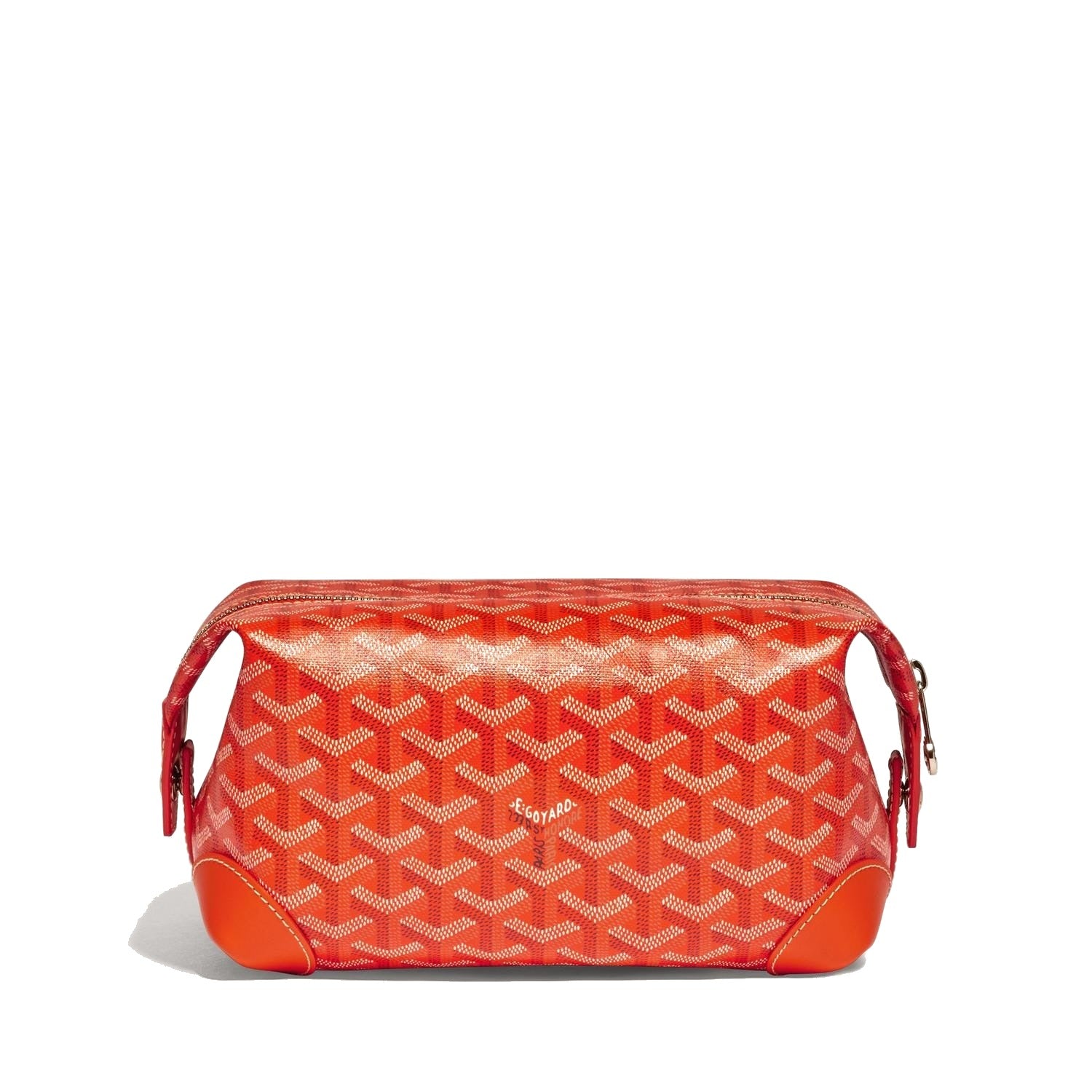 Canvas Bowling Toiletry Bag - Orange - 14