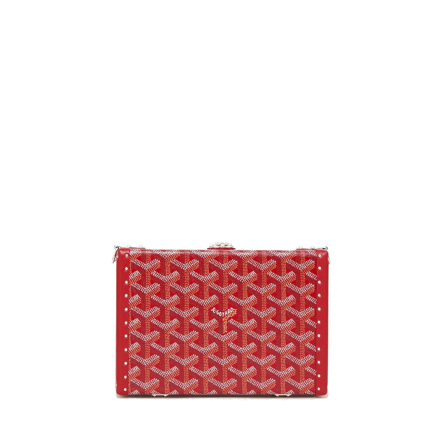Trunk Crossbody Box Bag - Red - 10