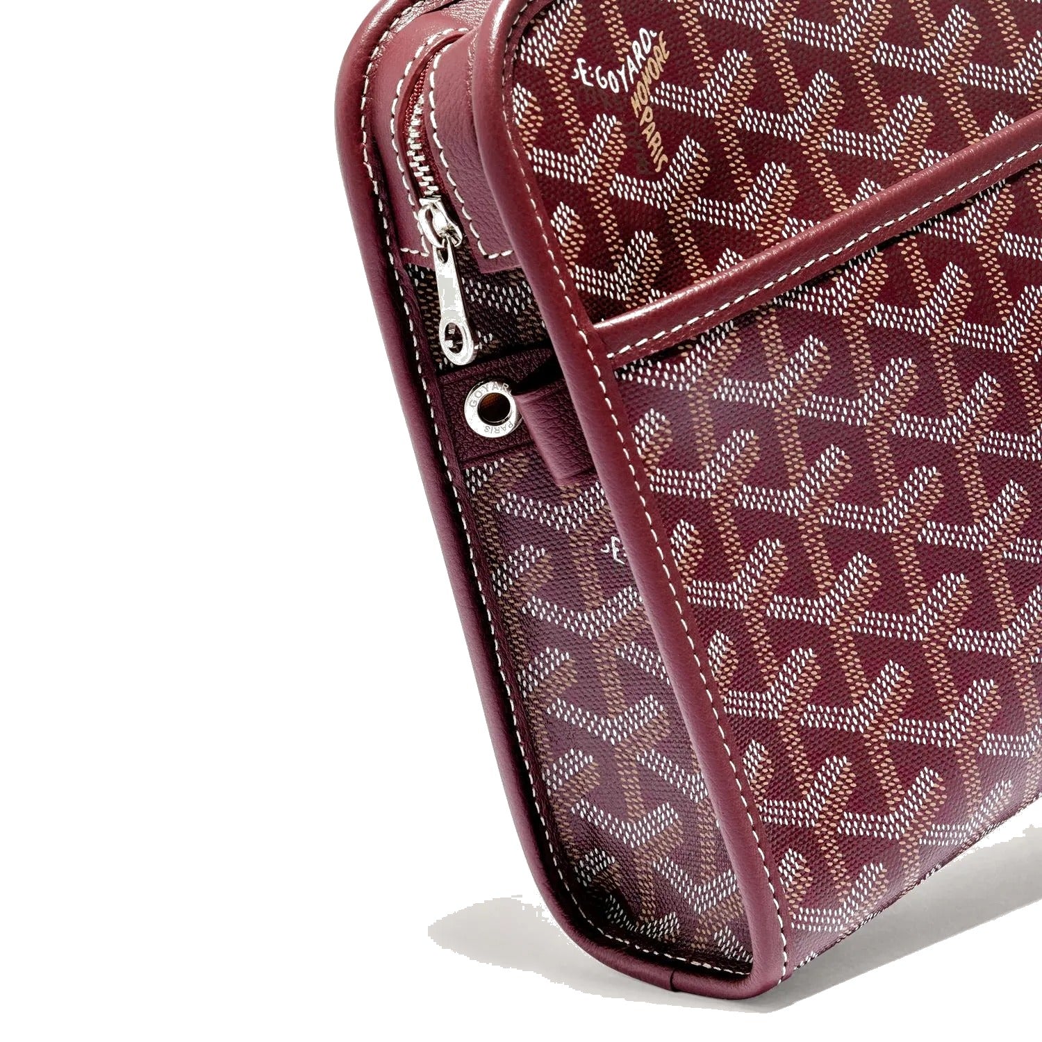 Canvas Toiletry Bag - Medium - Burgundy - 36