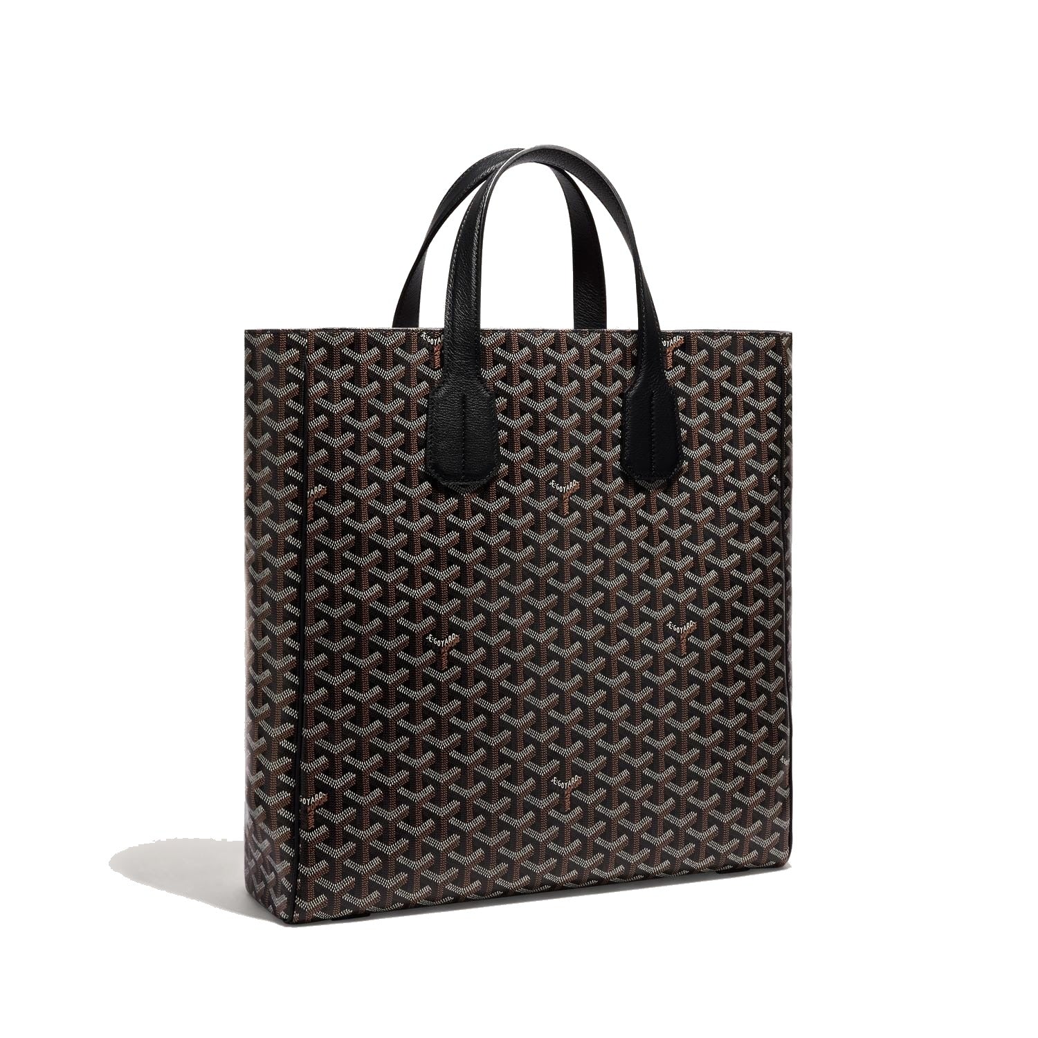 Slim Vertical Crossbody Bag - Black