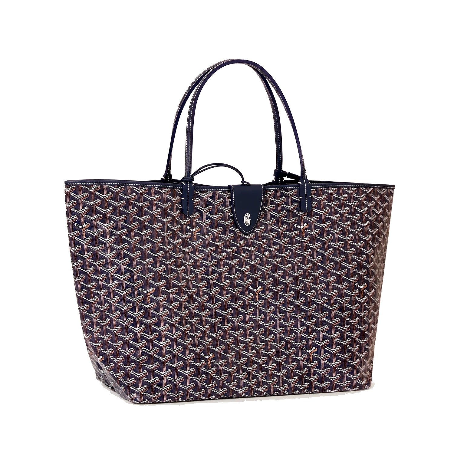 Lightweight Canvas Tote Bag - Large - Navy Blue