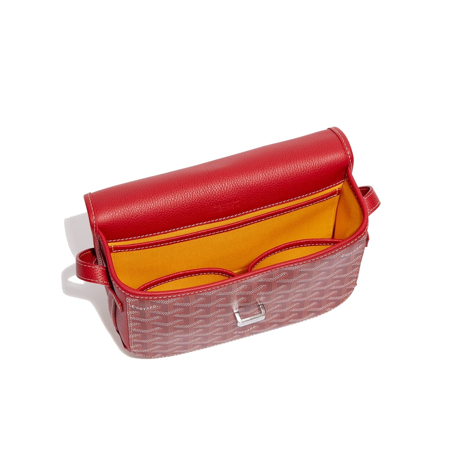 Canvas Crossbody Messenger - Small - Red - 14