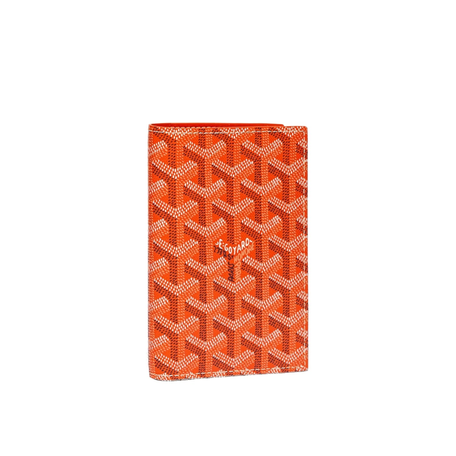 Canvas Passport Cover - Orange
