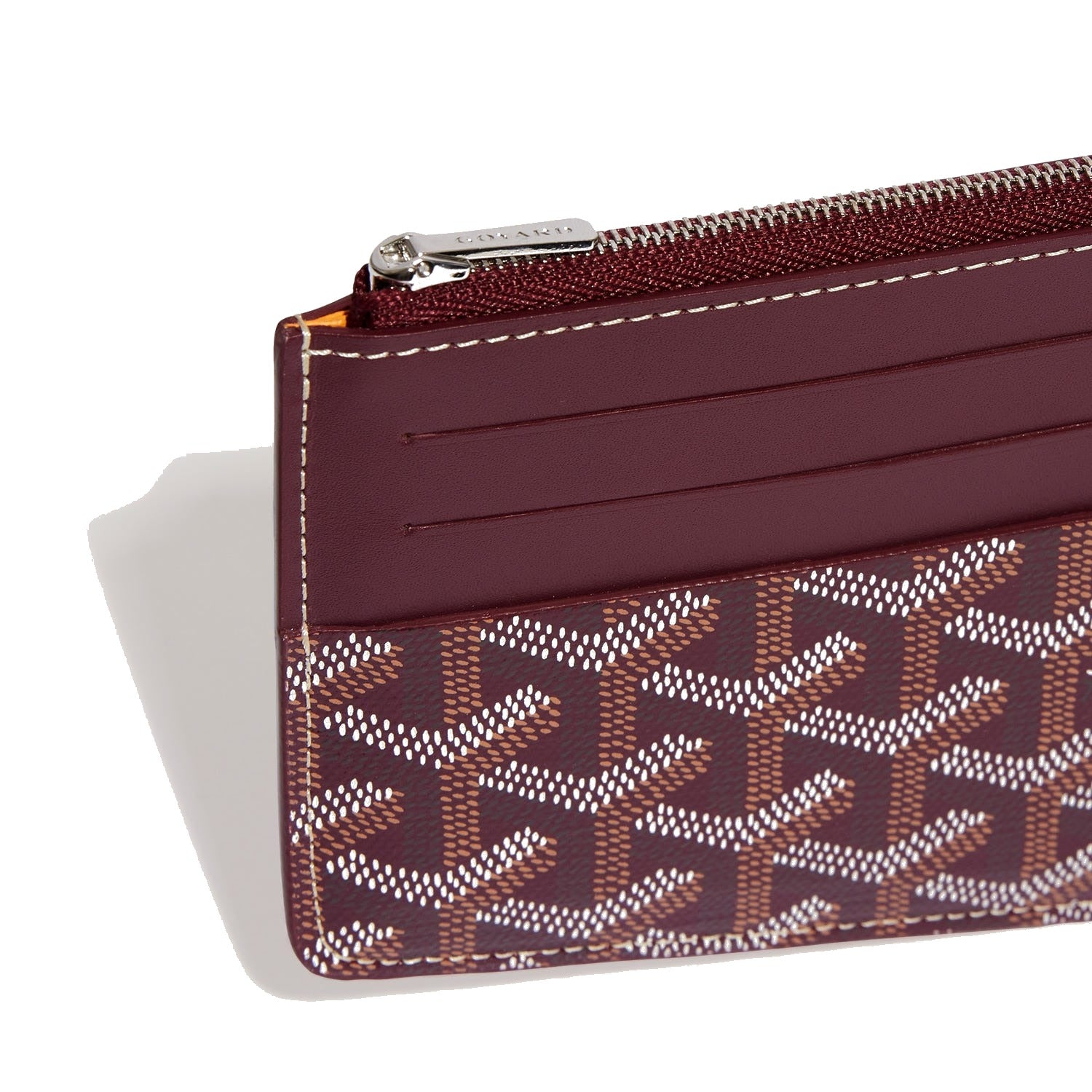 Zip-Around Wallet Insert - Burgundy - 20