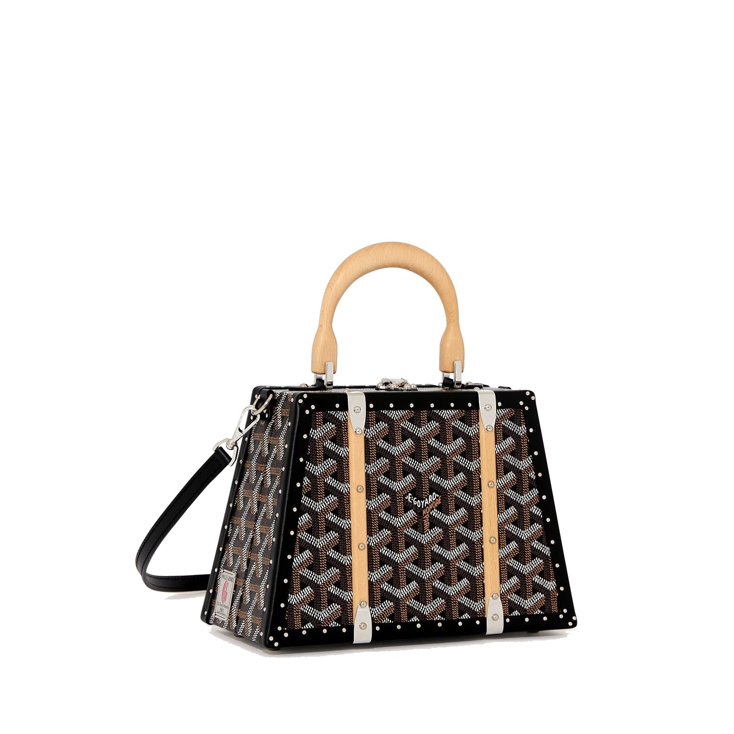 Mini Structured Trunk Crossbody - Black