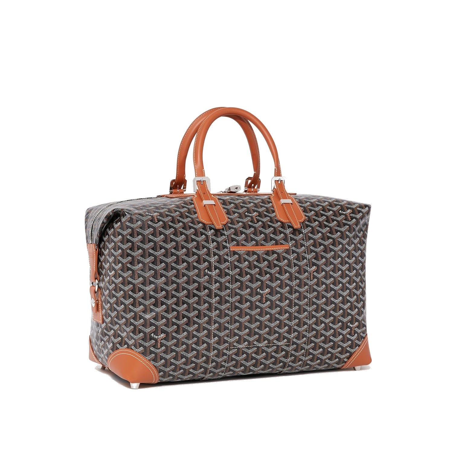 Canvas Bowling Travel Bag - 45cm - Black & Tan