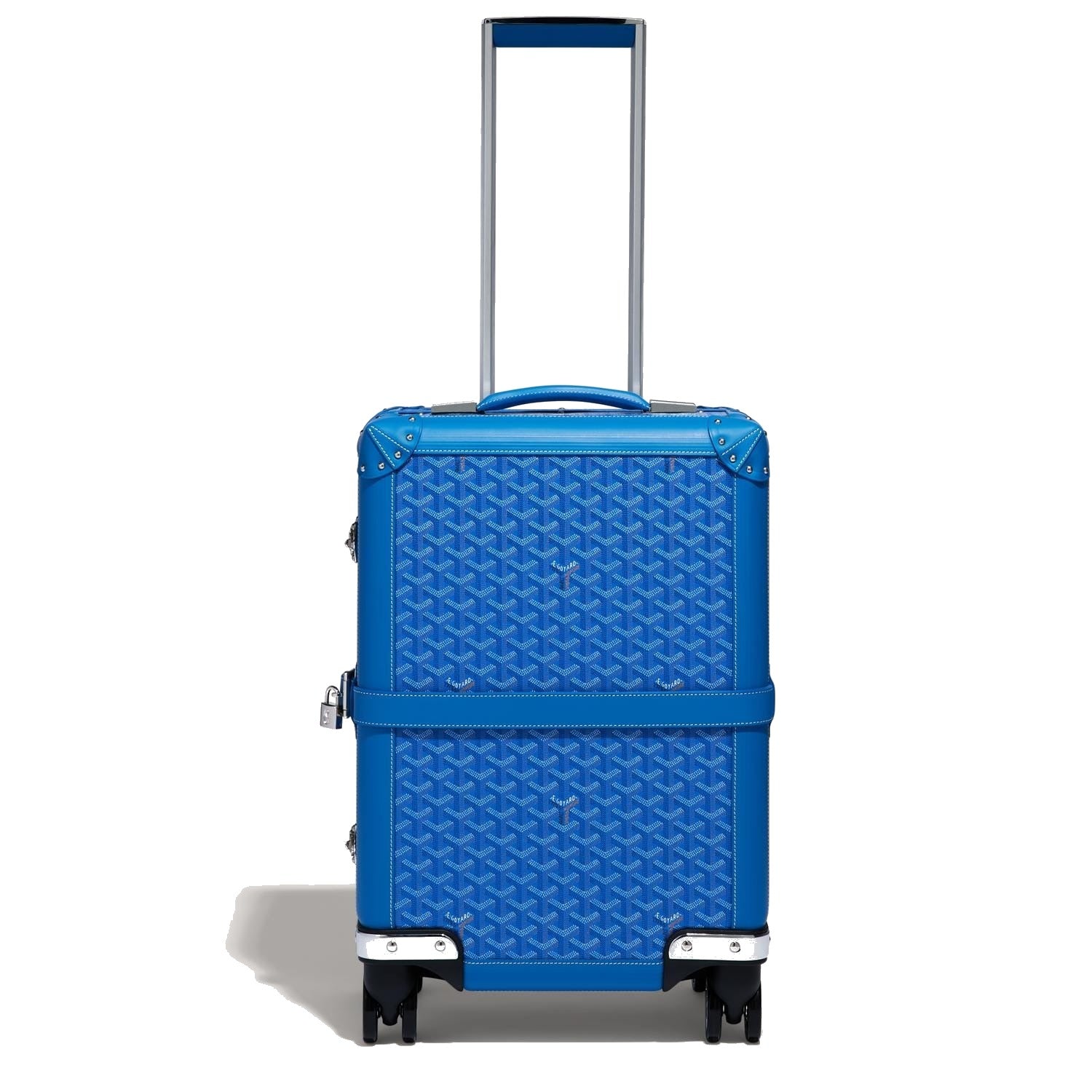 Canvas Rolling Trolley Suitcase - Cabin - Sky Blue - 37