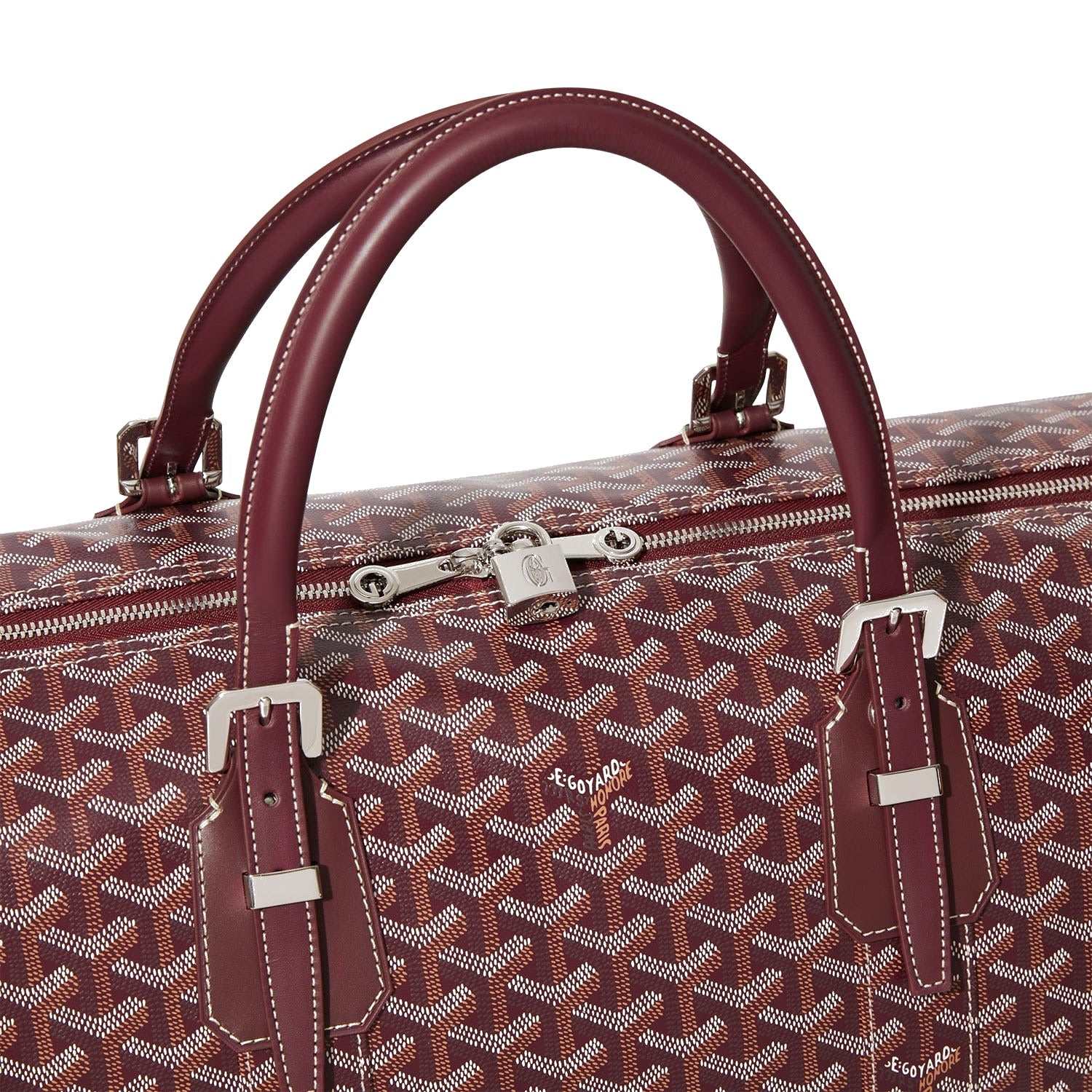 Canvas Travel Duffel - 50cm - Burgundy - 35