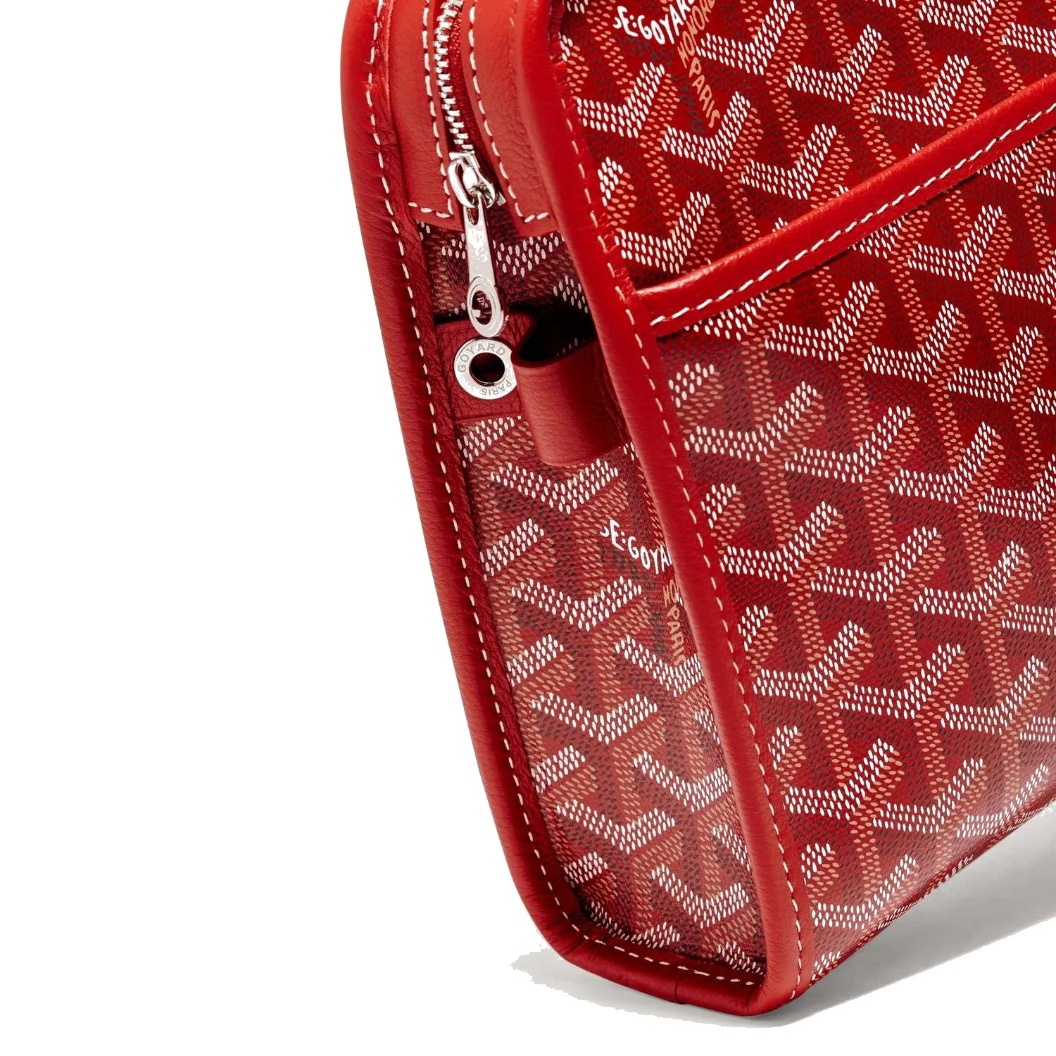 Canvas Toiletry Bag - Medium - Red - 12