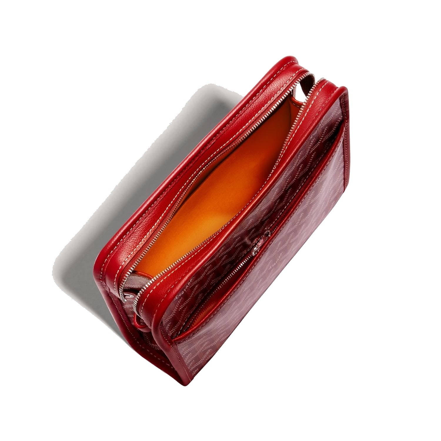 Canvas Toiletry Bag - Medium - Red - 11