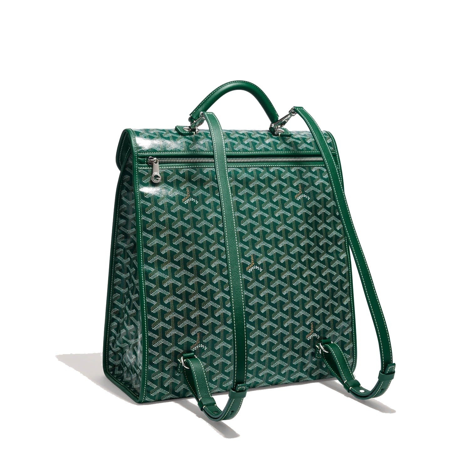 Travel Canvas Backpack - Green - 28