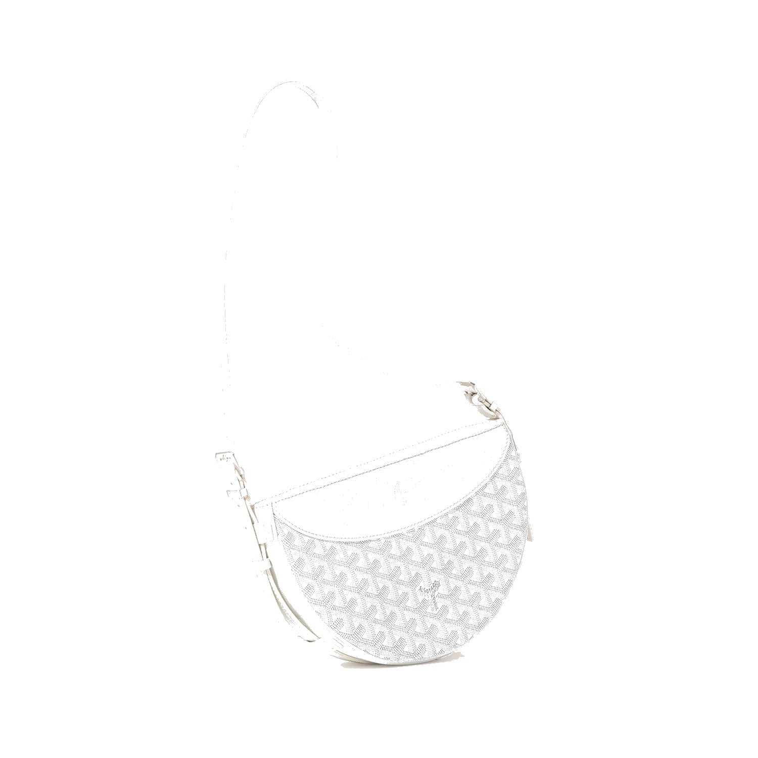 Crescent Shoulder Bag - White - 39