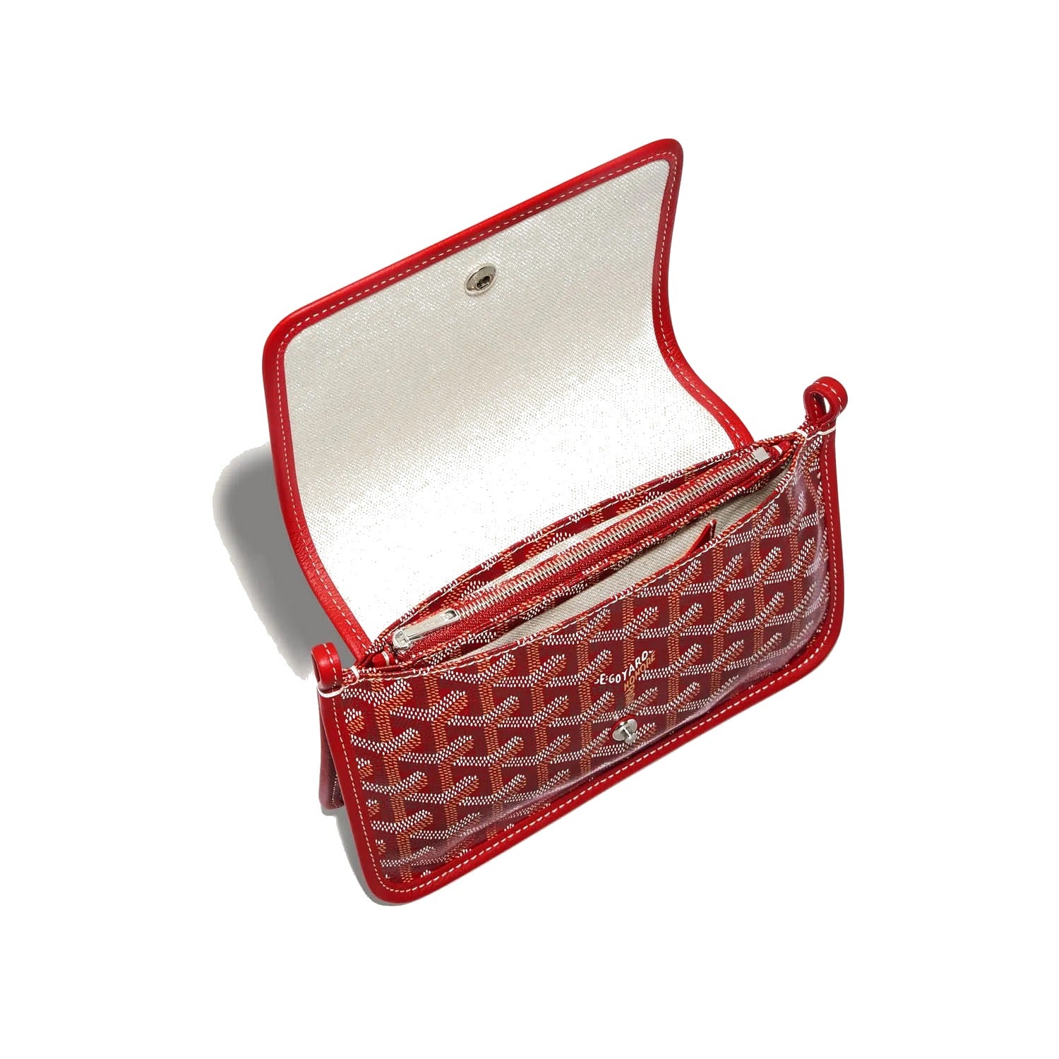 Crossbody Pouch Wallet - Red - 12