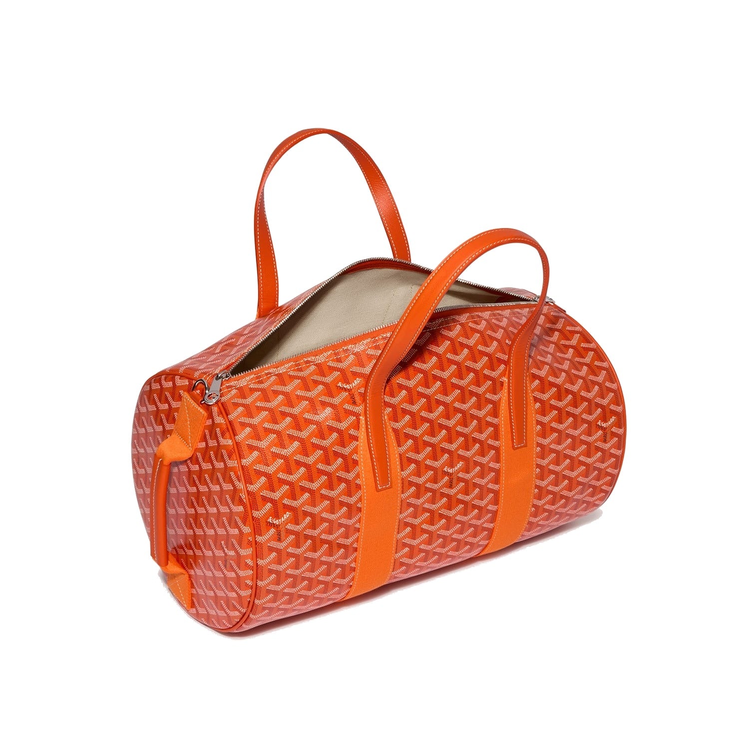 Canvas Sports Duffel Bag - Orange - 15