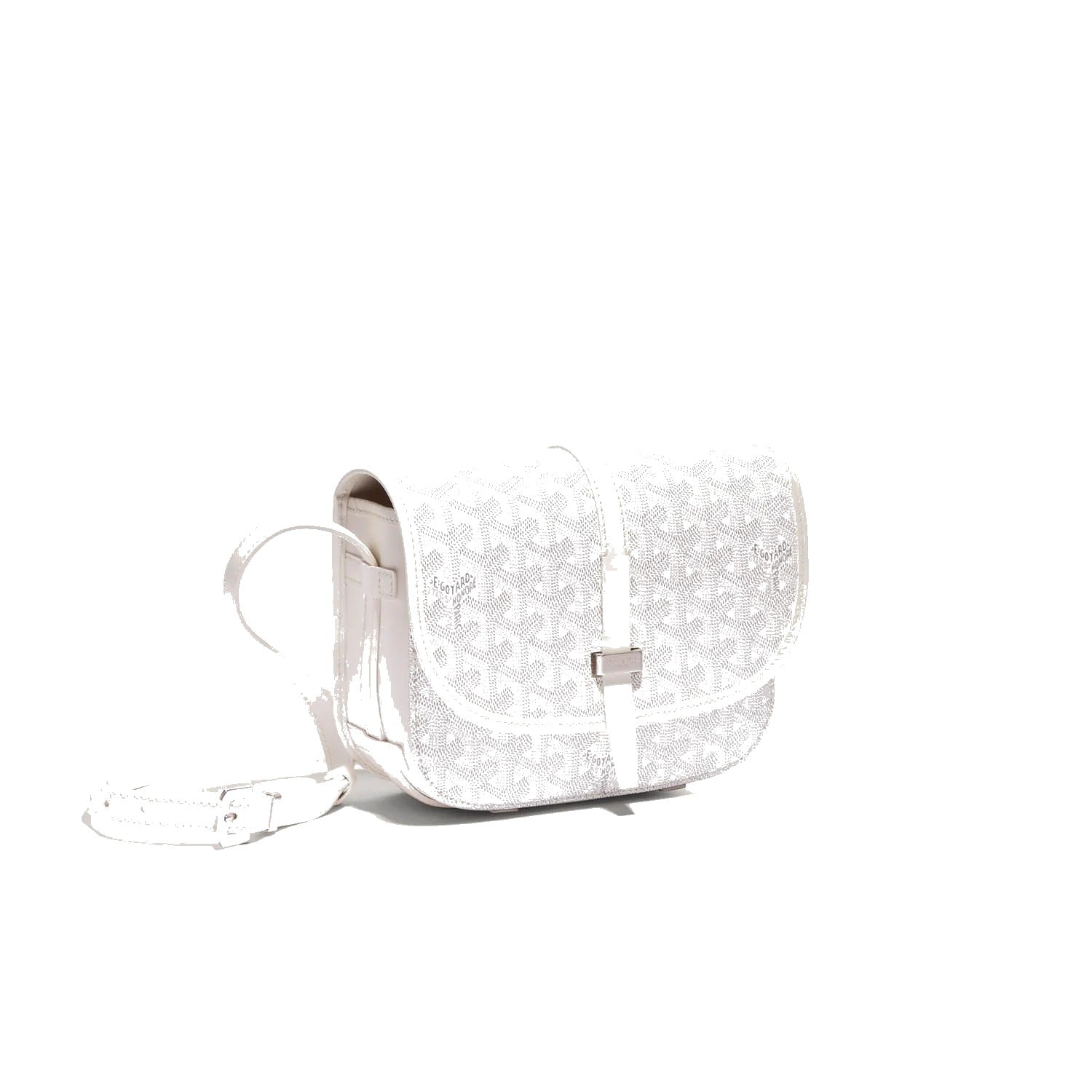 Canvas Crossbody Messenger - Small - White