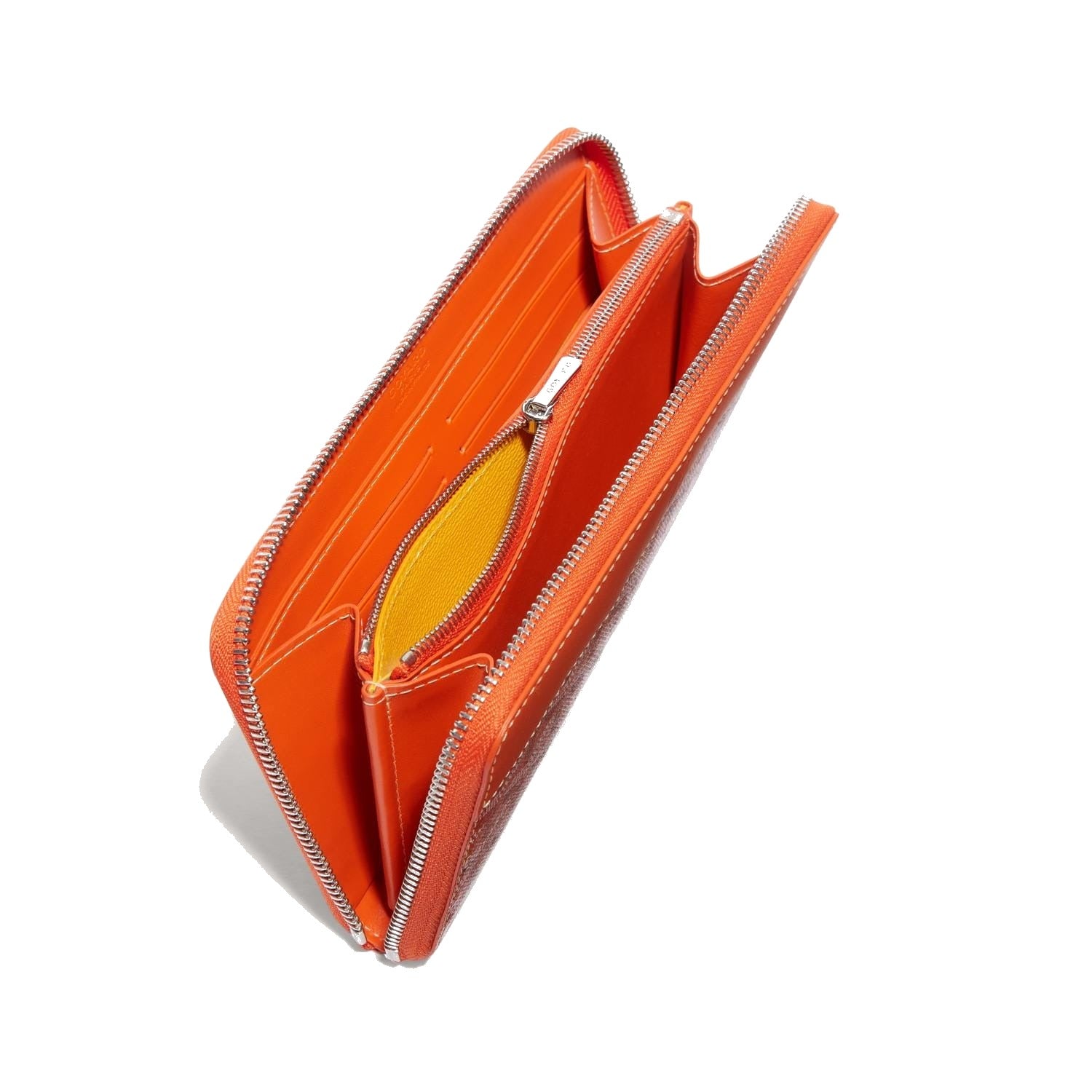 Continental Zip Wallet - Large - Orange - 11