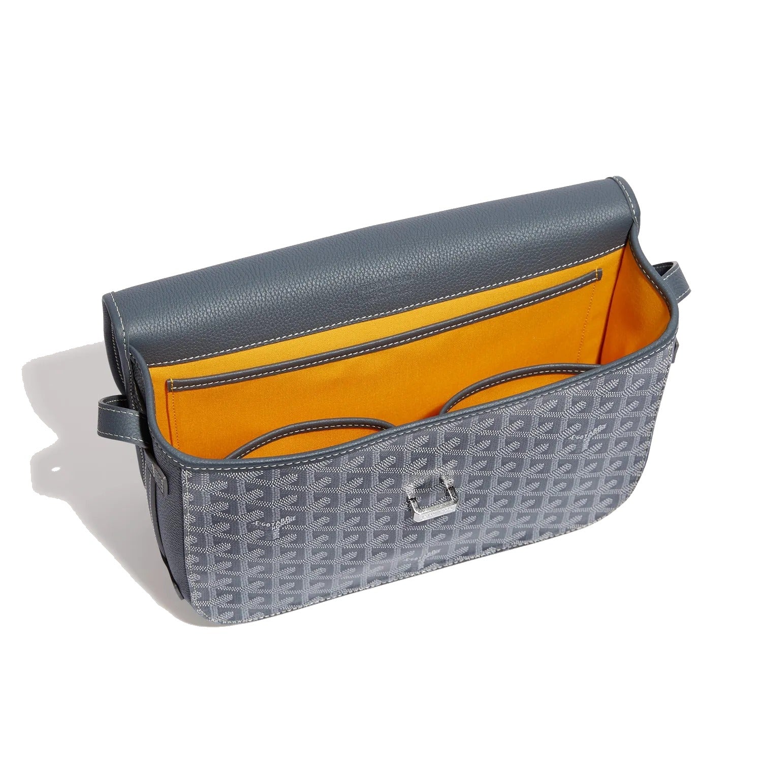 Canvas Crossbody Messenger - Medium - Grey - 54