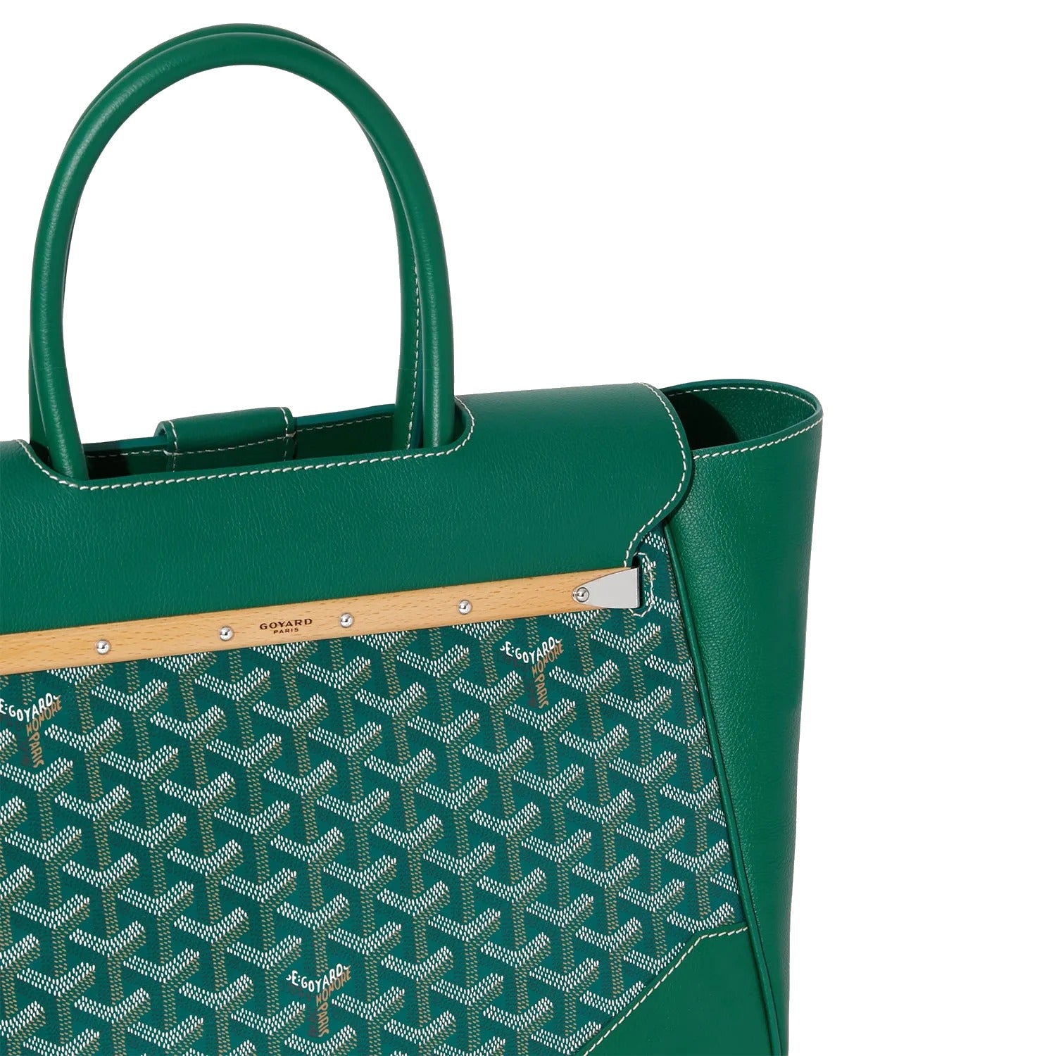 Structured Convertible Tote Bag - Green - 41