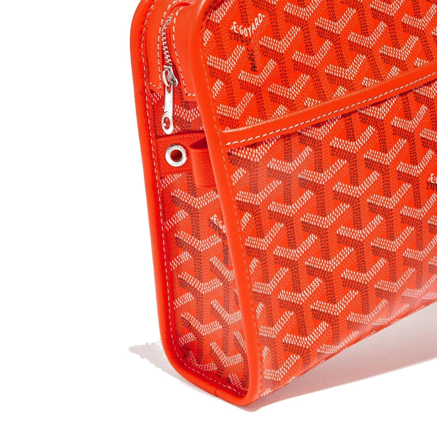 Canvas Toiletry Bag - Medium - Orange - 16