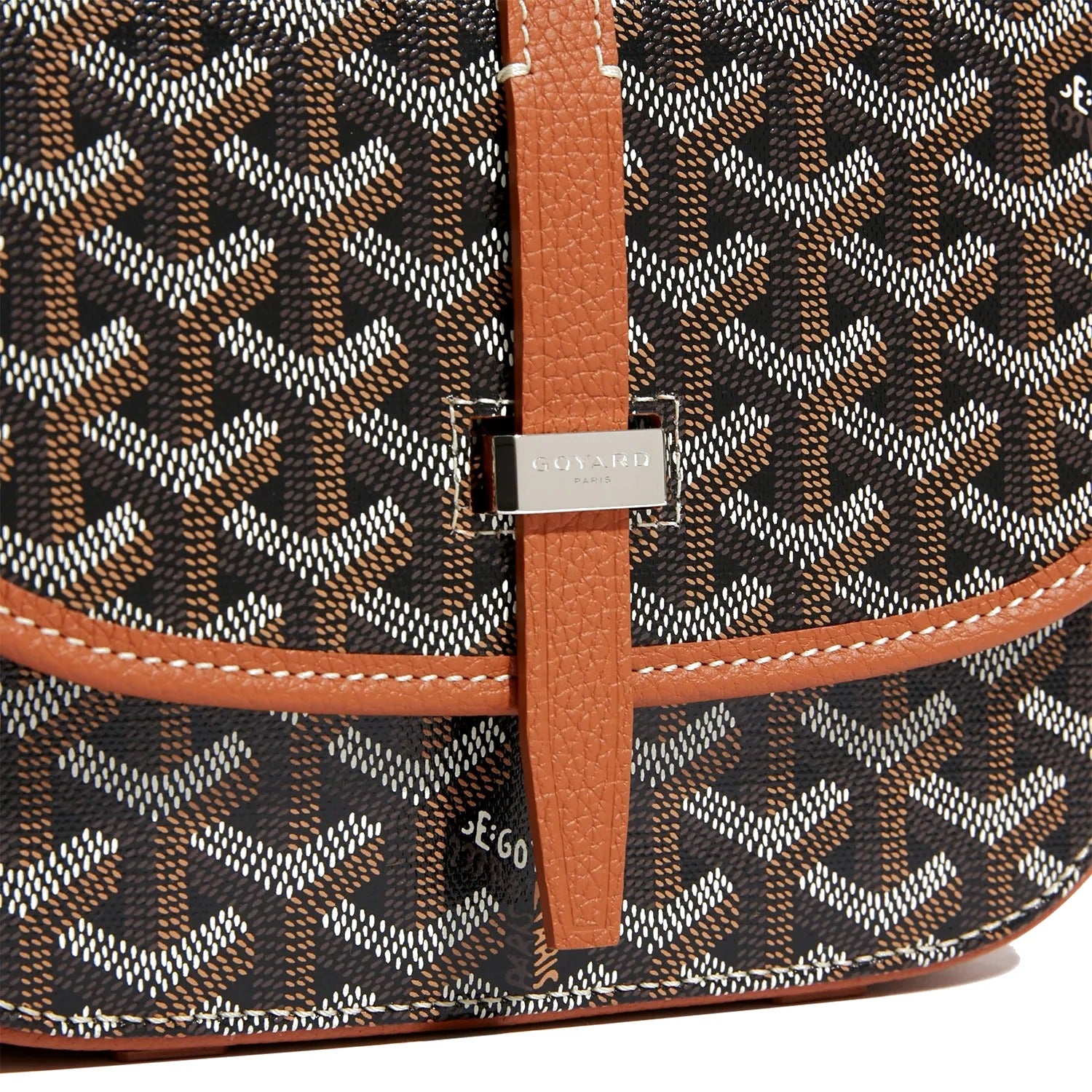Canvas Crossbody Messenger - Small - Black & Tan - 10