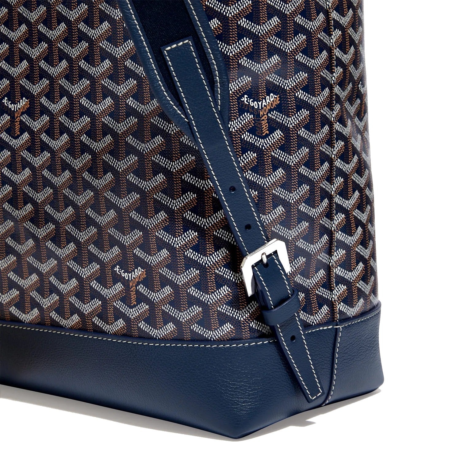Medium Canvas Backpack - Navy Blue - 23